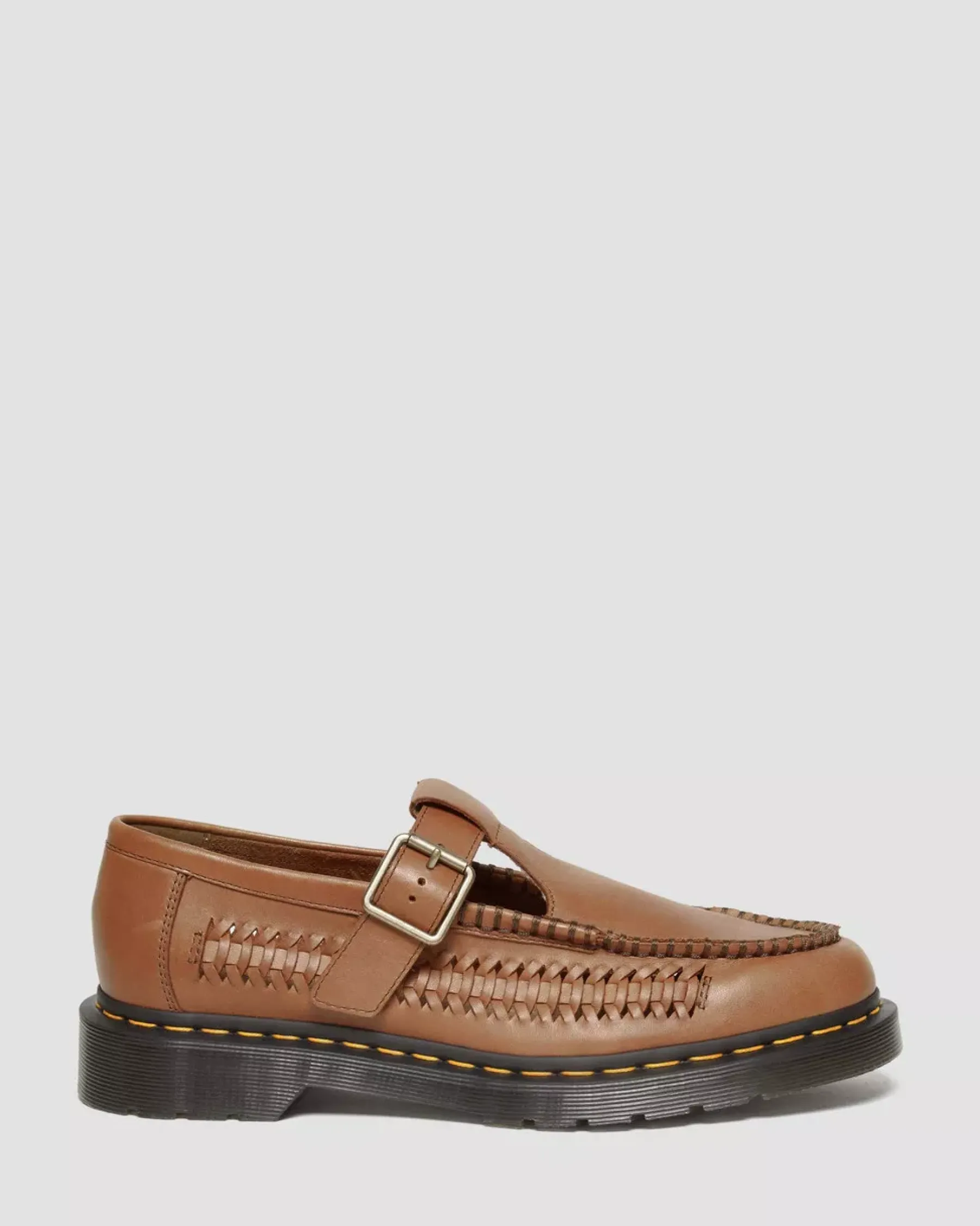 Originals|Shoes>Dr. Martens Adrian T-Bar Leather Mary Jane Shoes British Tan — Aniline