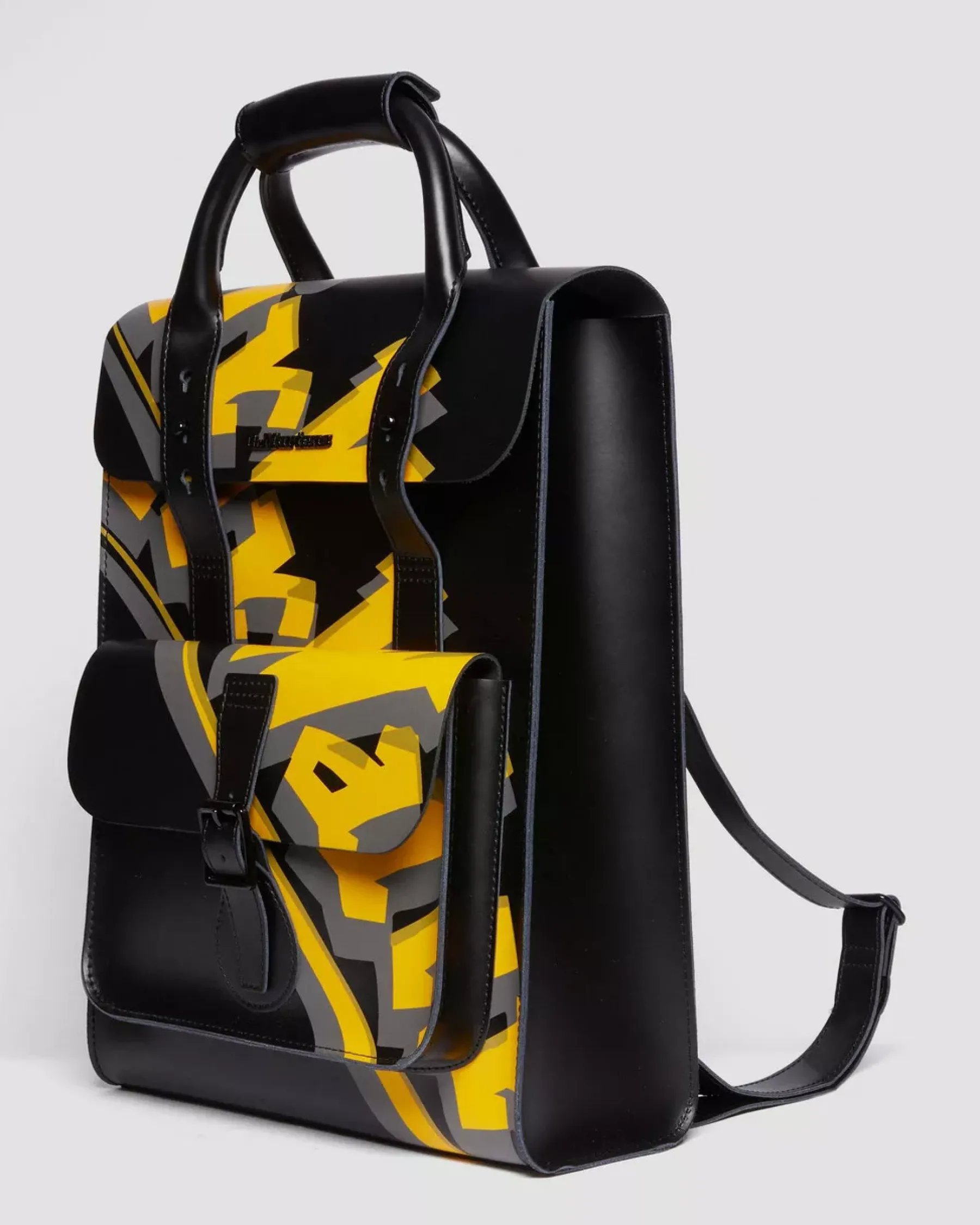Accessories|Bags>Dr. Martens Airwair Print Leather Backpack Black — Kiev & Smooth