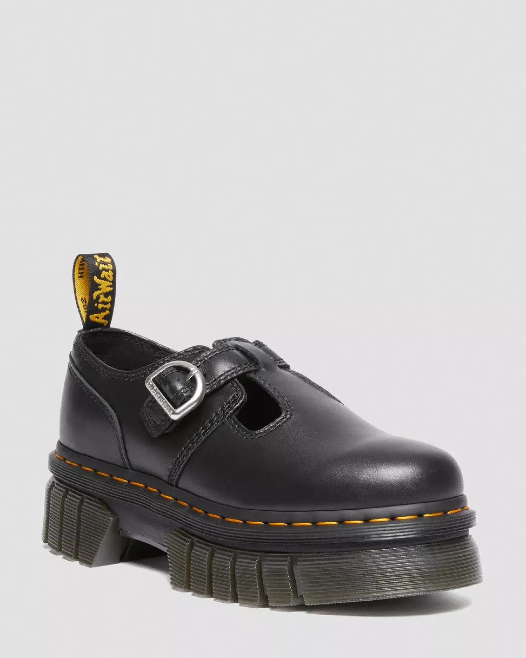 Platform Shoes|Mary Janes>Dr. Martens Audrick Nappa Lux Platform Mary Jane Shoes Black — Nappa Lux