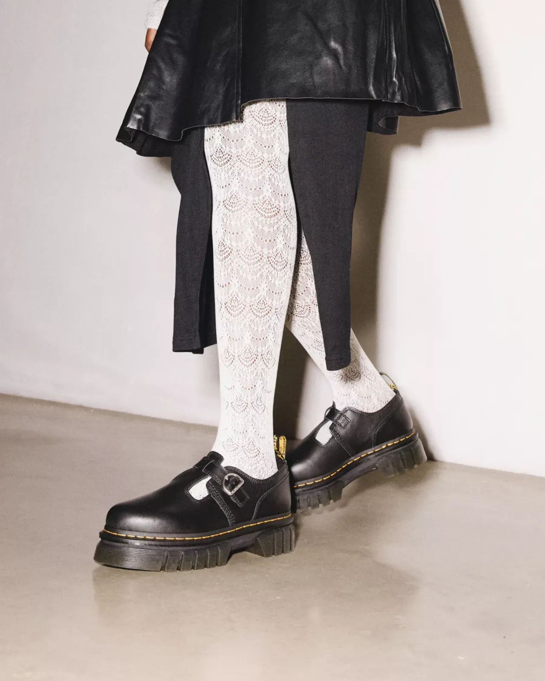 Platform Shoes|Mary Janes>Dr. Martens Audrick Nappa Lux Platform Mary Jane Shoes Black — Nappa Lux