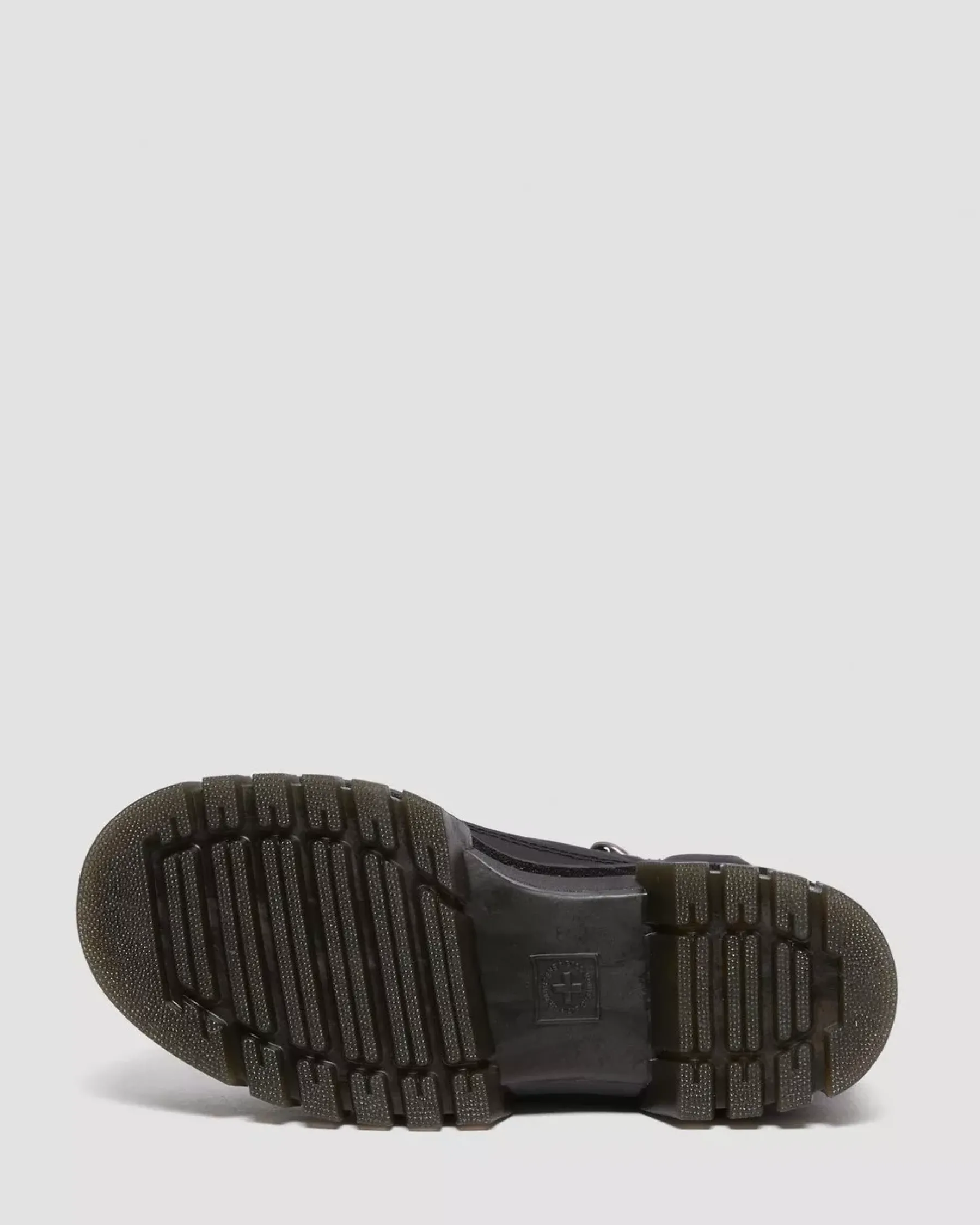 Platform Boots|Winter Boots>Dr. Martens Audrick Quilted Platform Ankle Boots BLACK — Rubberised Leather+Warm Quilted