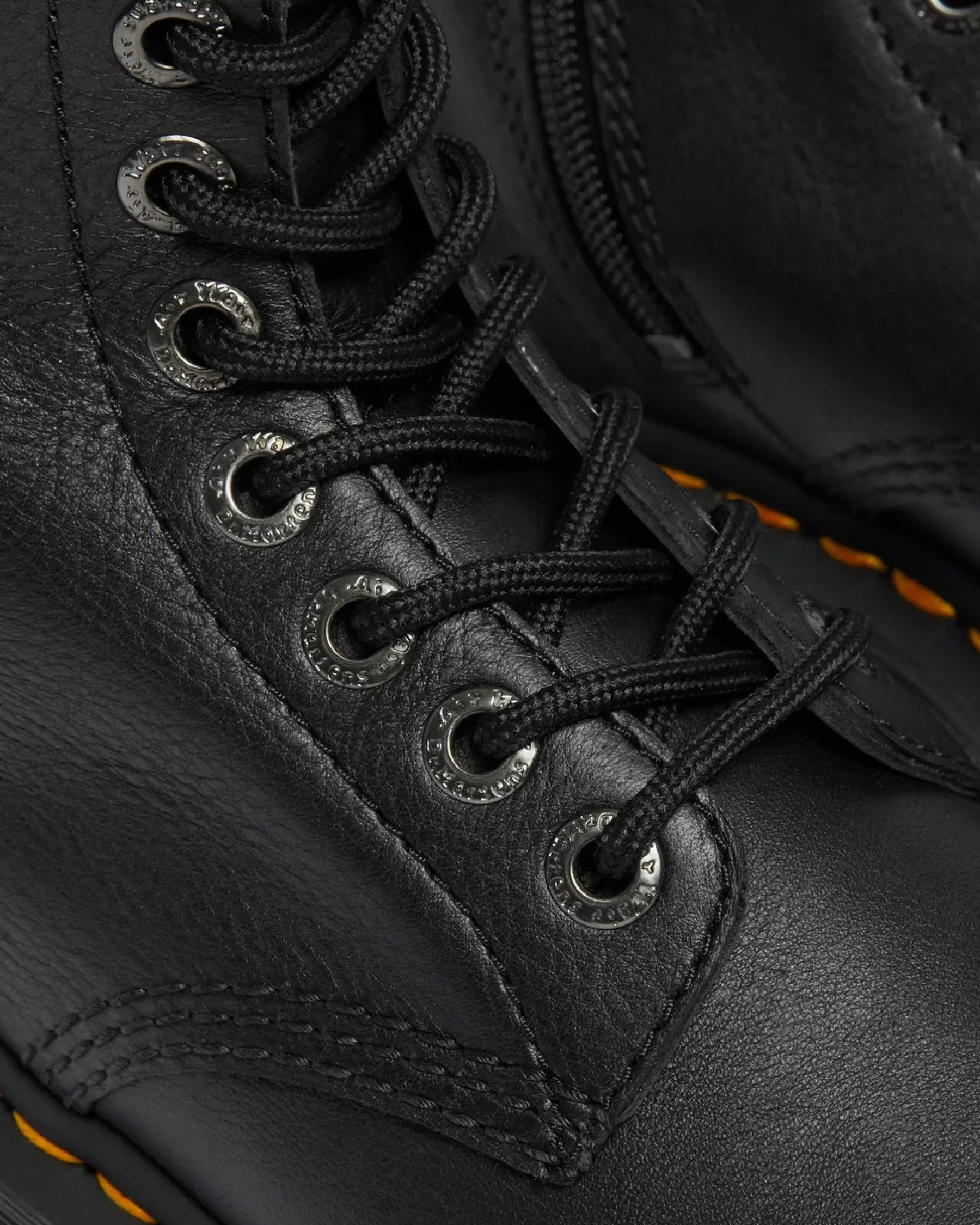 Platform Boots|Platforms>Dr. Martens 1B60 Bex Pisa Leather Knee High Boots Black — Pisa