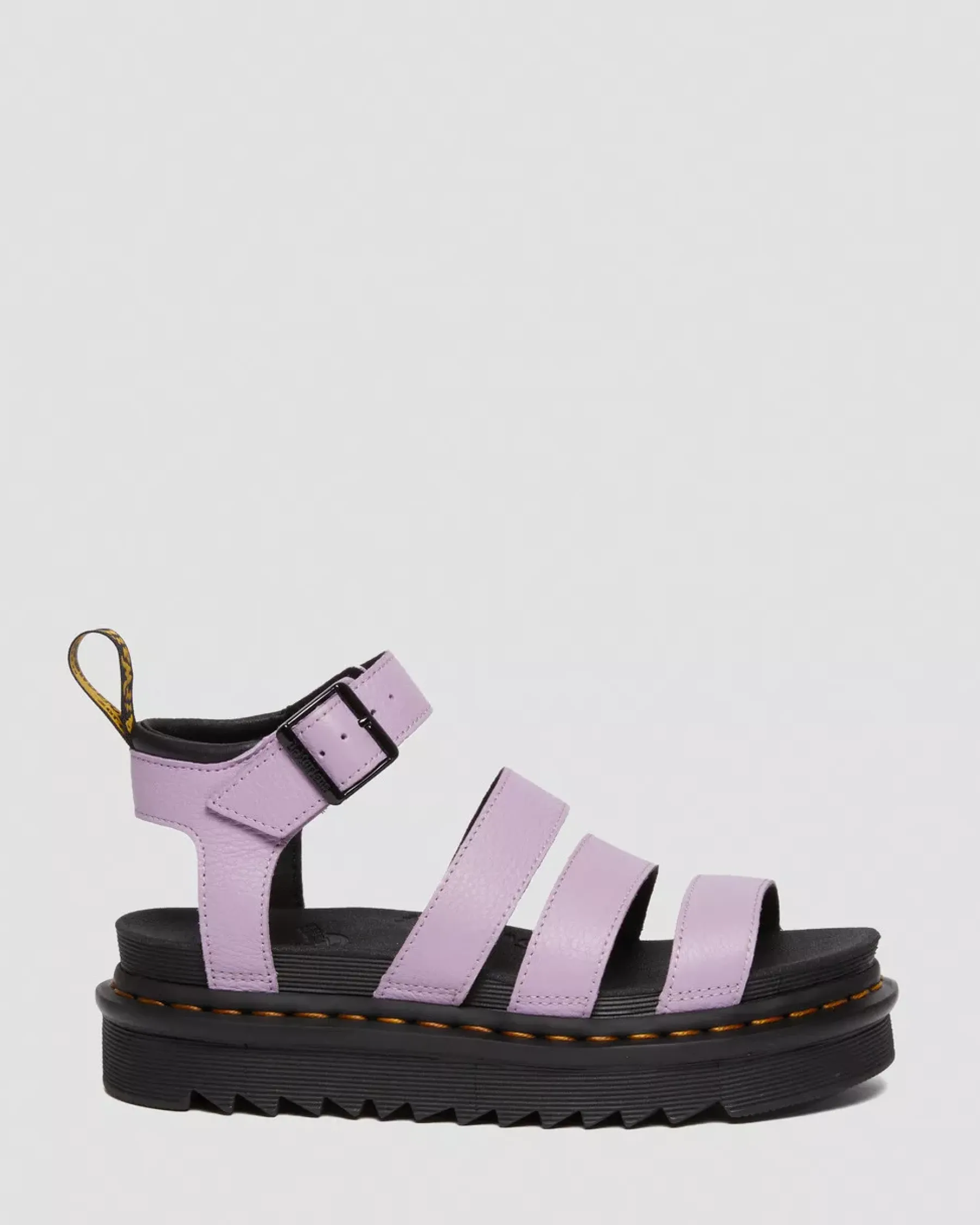 Sale|Platform Sandals>Dr. Martens Blaire Women's Pisa Leather Strap Sandals Lilac — Pisa