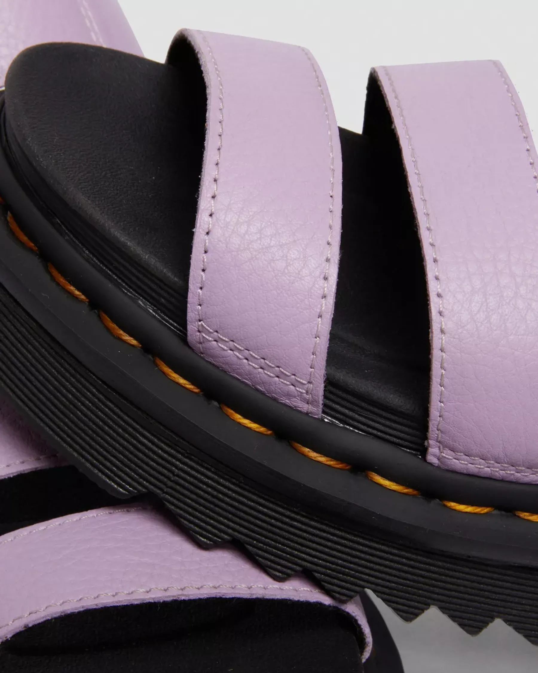 Sale|Platform Sandals>Dr. Martens Blaire Women's Pisa Leather Strap Sandals Lilac — Pisa