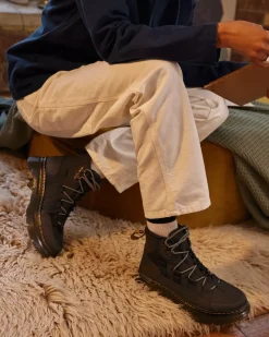 Sale|Casual Boots>Dr. Martens Boury Leather Casual Boots Black — Ajax+Extra Tough 50/50
