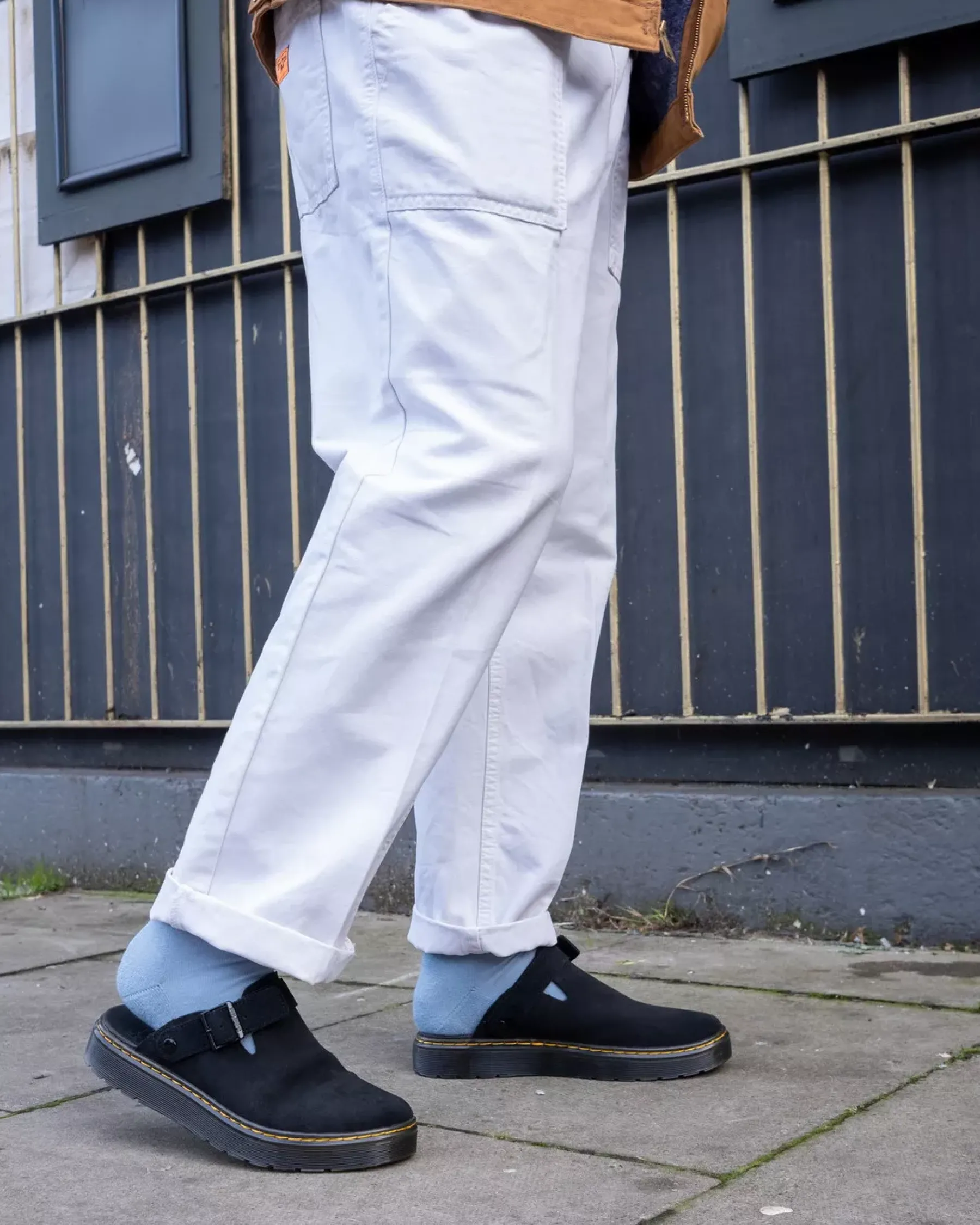 Bestsellers|Shoes>Dr. Martens Carlson Suede Casual Slingback Mules Black — E.H.Suede