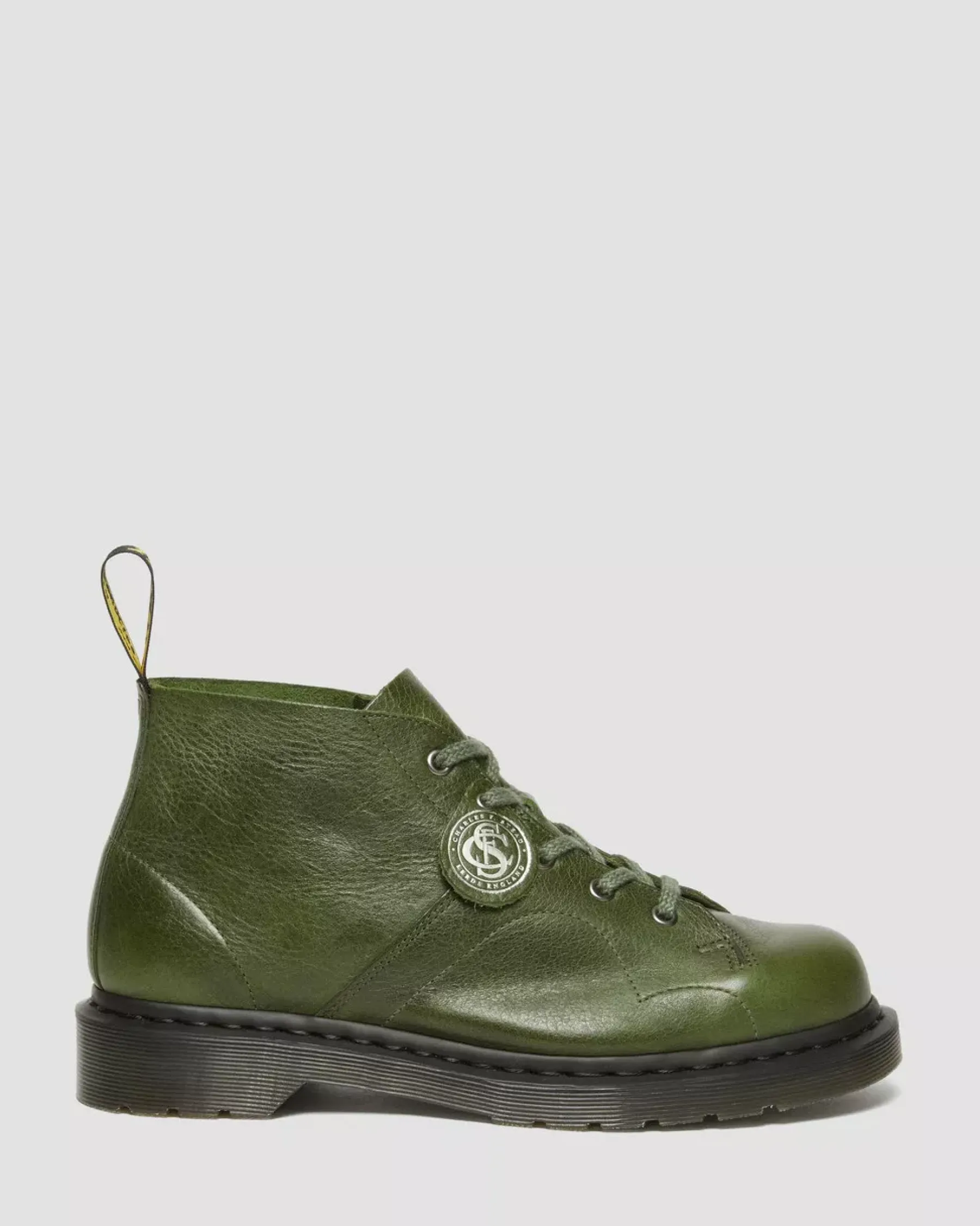 Originals|Ankle Boots>Dr. Martens Church Buckingham Leather Monkey Boots Seaweed — Buckingham