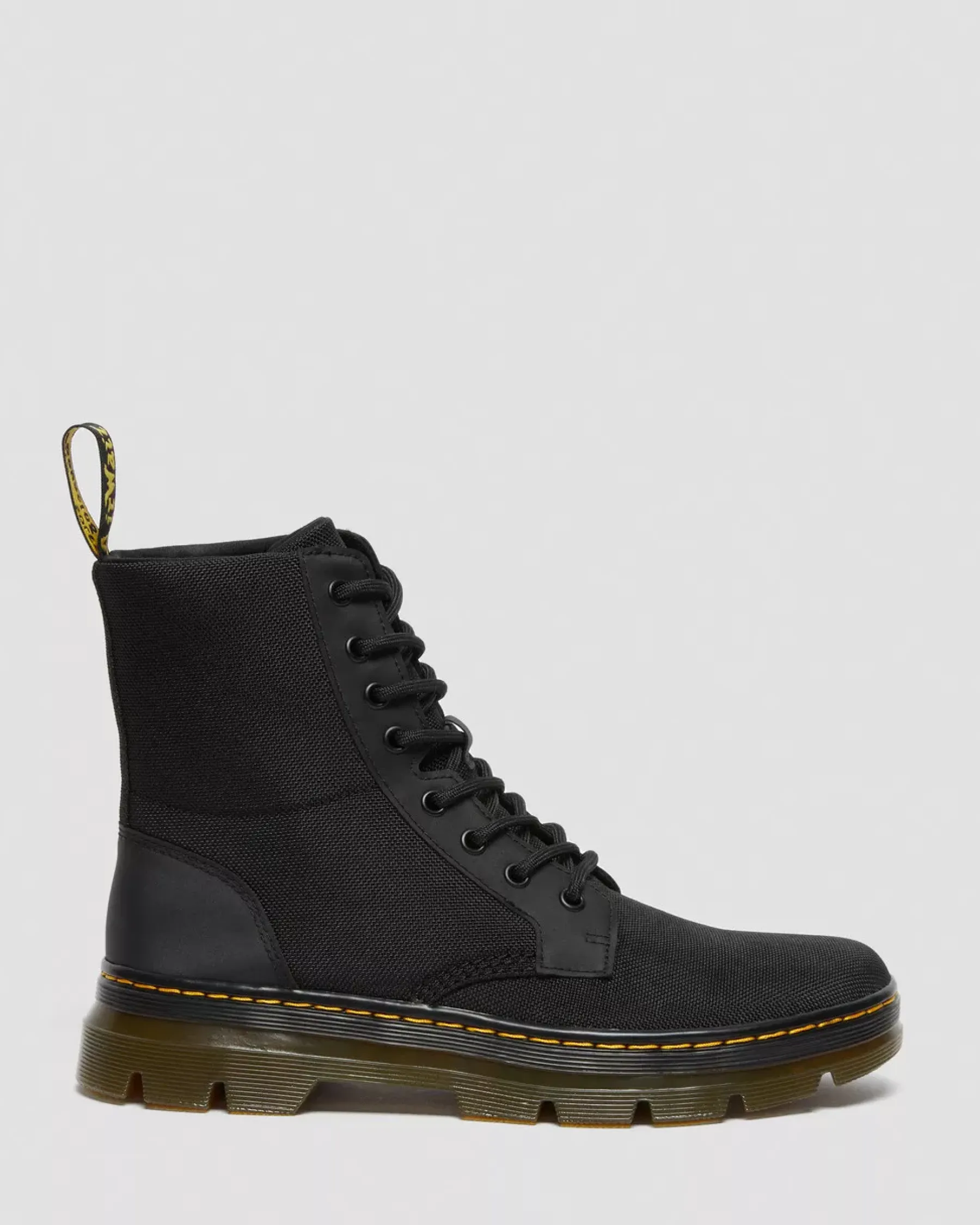 Casual Boots|Ankle Boots>Dr. Martens Combs Poly Casual Boots Black — Extra Tough Poly+Rubbery