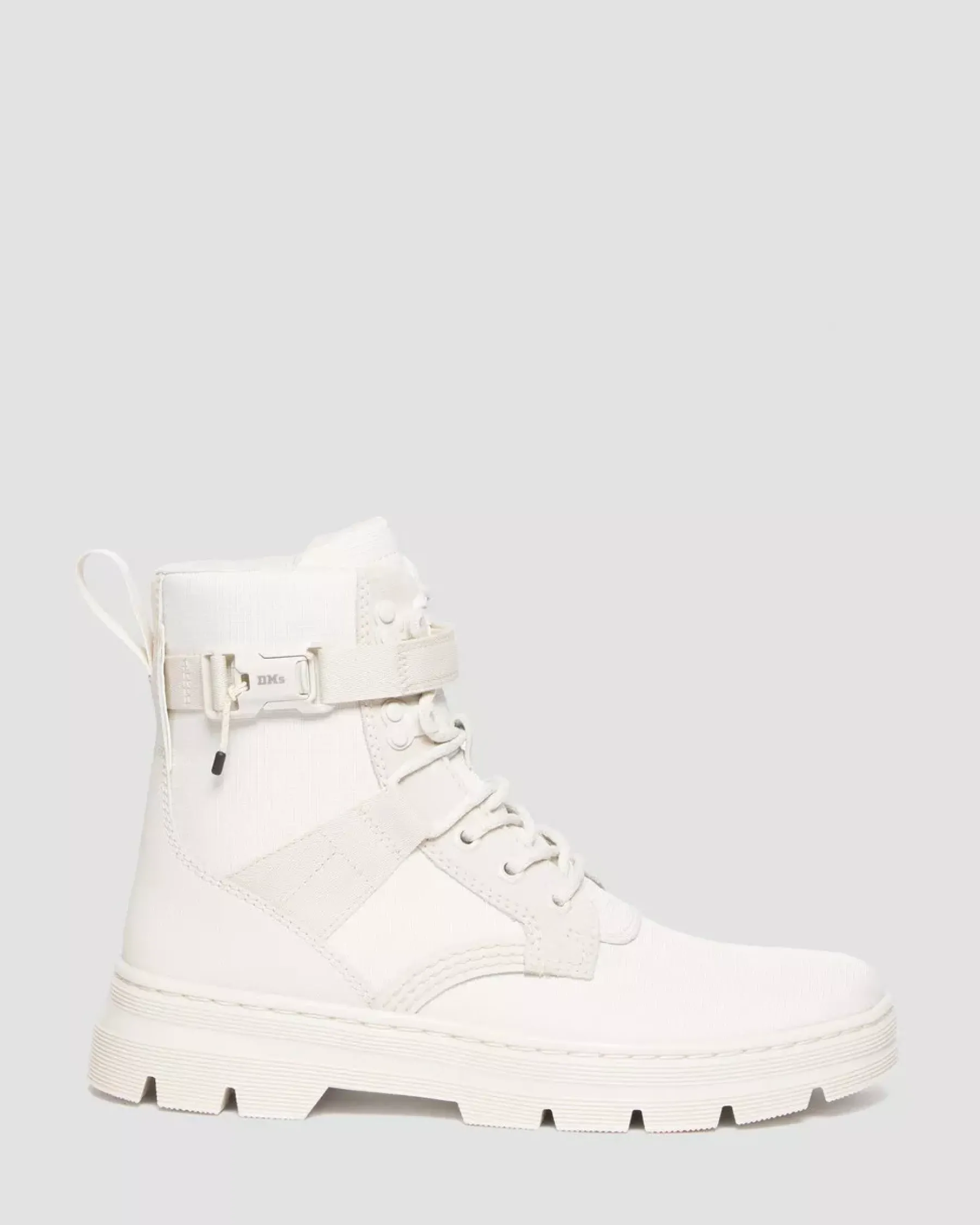 Sale|Sale>Dr. Martens Combs Tech II Poly & Leather Casual Boots OFF WHITE+NATURAL — Extra Tough Nylon