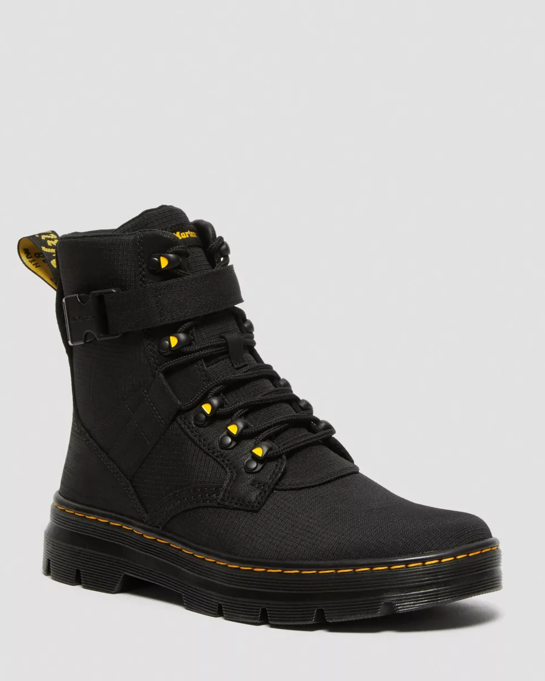 Sale|Casual Boots>Dr. Martens Combs Tech II Poly Casual Boots Black — Accord+Poly Ripstop