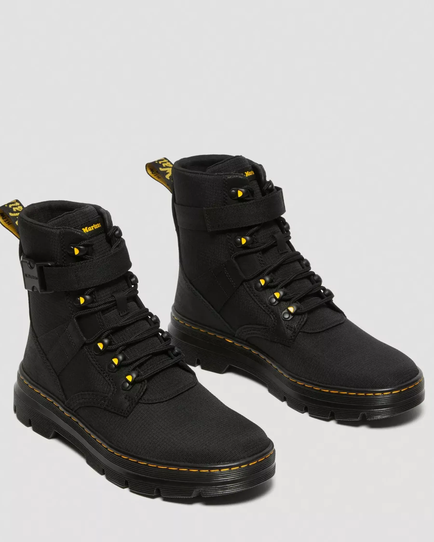 Sale|Casual Boots>Dr. Martens Combs Tech II Poly Casual Boots Black — Accord+Poly Ripstop