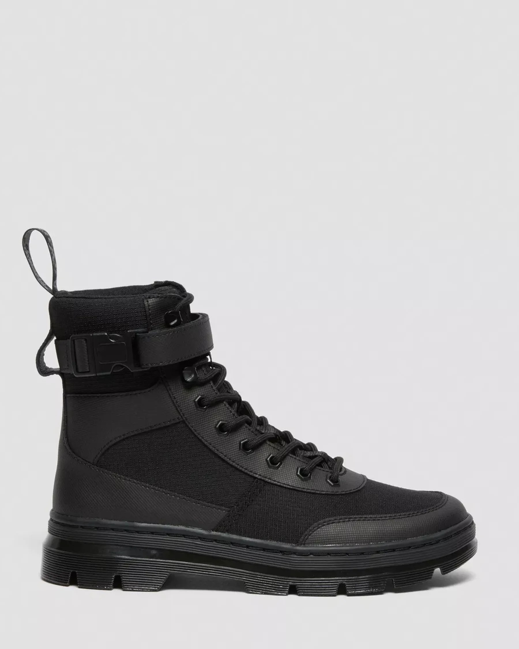 Casual Boots|Ankle Boots>Dr. Martens Combs Tech Poly Casual Boots Black — Element Poly Rip Stop