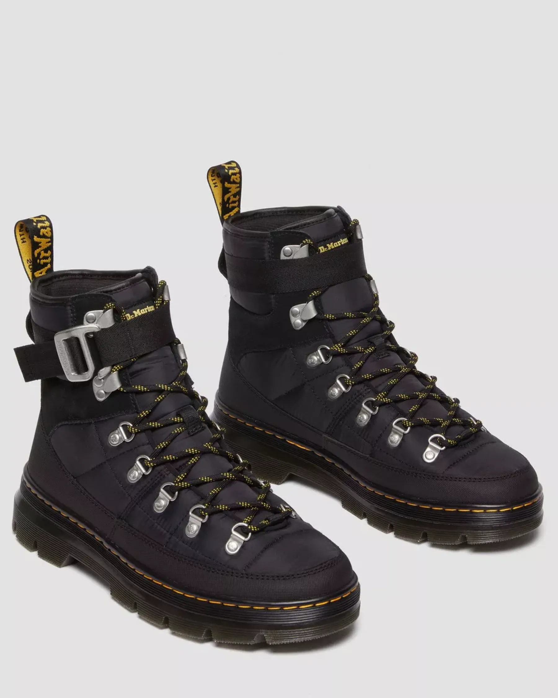 Sale|Casual Boots>Dr. Martens Combs Tech Quilted Casual Boots BLACK