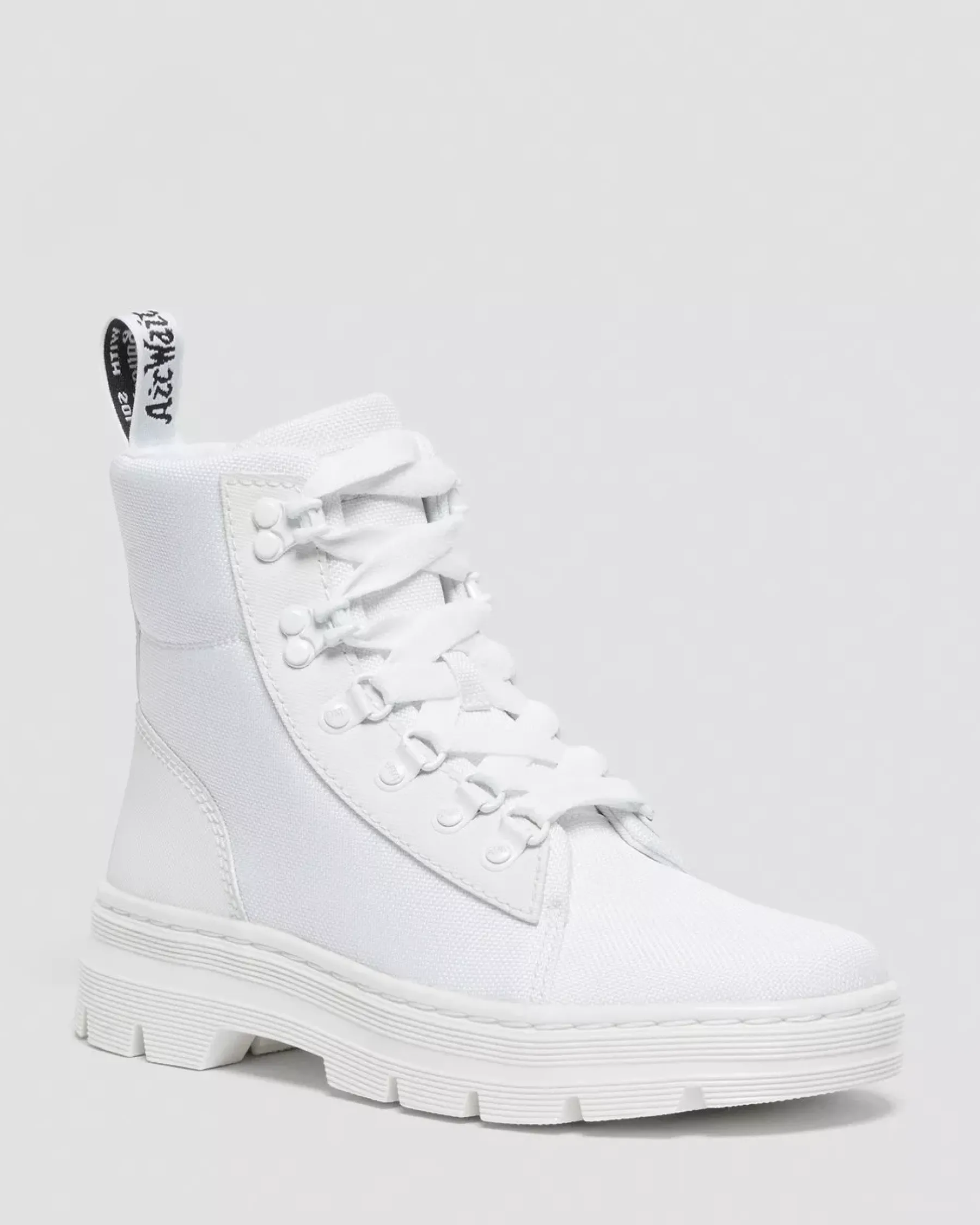 Casual Boots|Ankle Boots>Dr. Martens Combs Women's Poly Casual Boots White — Ajax+Extra Tough Poly