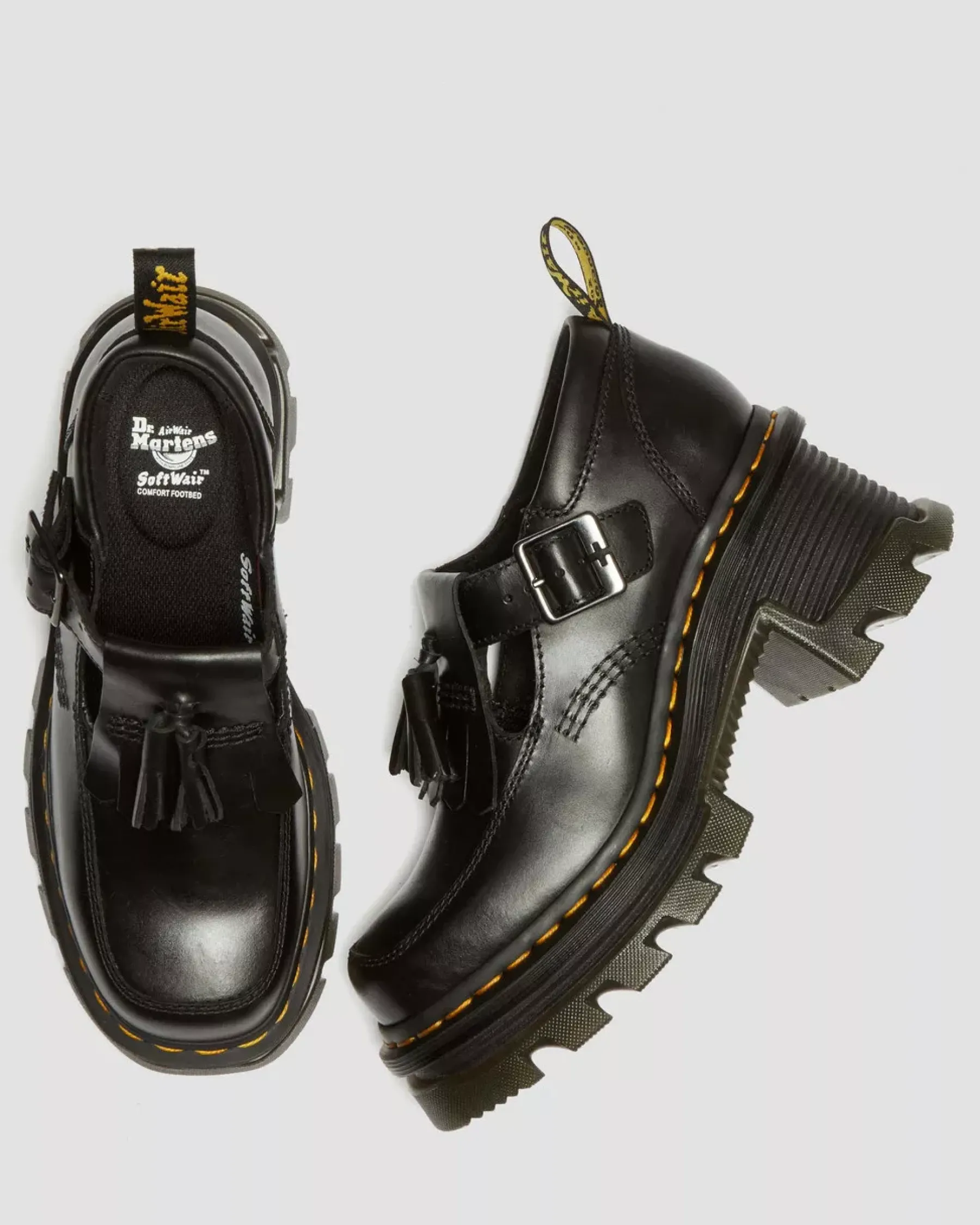 Mary Janes|Heeled Boots>Dr. Martens Corran Atlas Leather Mary Jane Heeled Shoes Black — Atlas