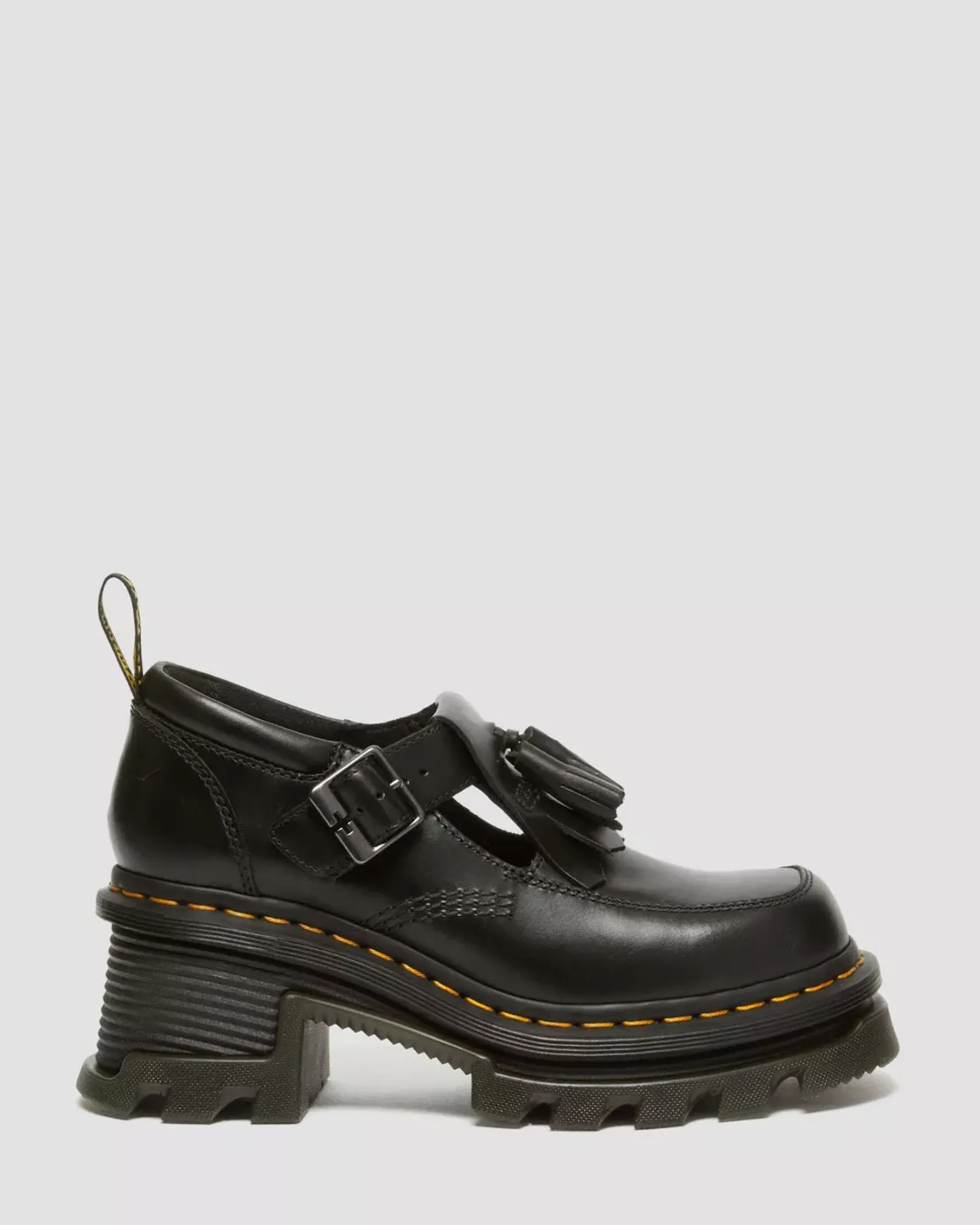 Mary Janes|Heeled Boots>Dr. Martens Corran Atlas Leather Mary Jane Heeled Shoes Black — Atlas