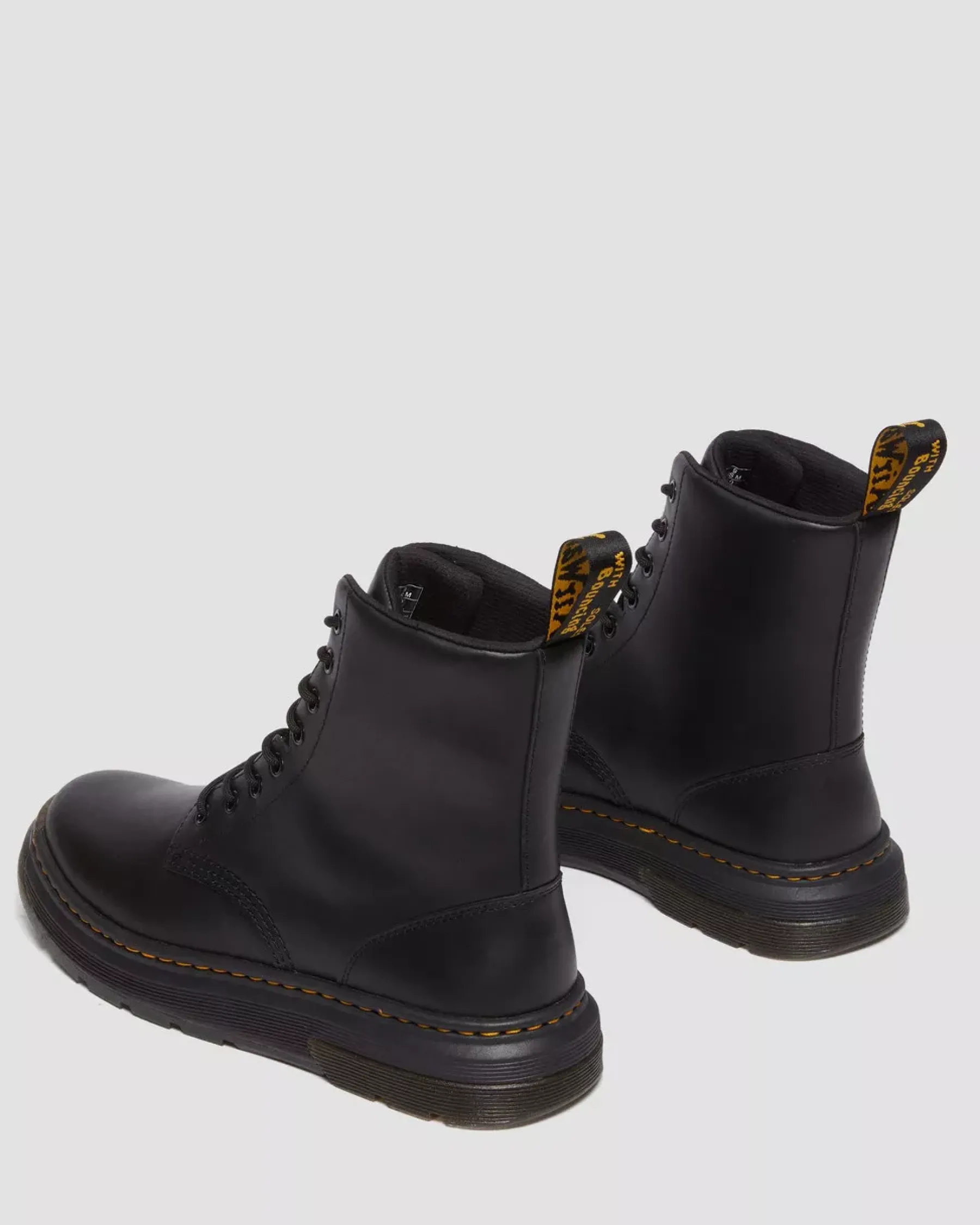 Casual Boots|Ankle Boots>Dr. Martens Crewson Classic Leather Everyday Boots BLACK