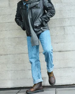 Casual Boots|Ankle Boots>Dr. Martens Crewson Crazy Horse Leather Casual Chukka Boots Dark Brown — Crazy Horse