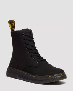 Casual Boots|Ankle Boots>Dr. Martens Crewson Nubuck Leather Everyday Boots Buffbuck