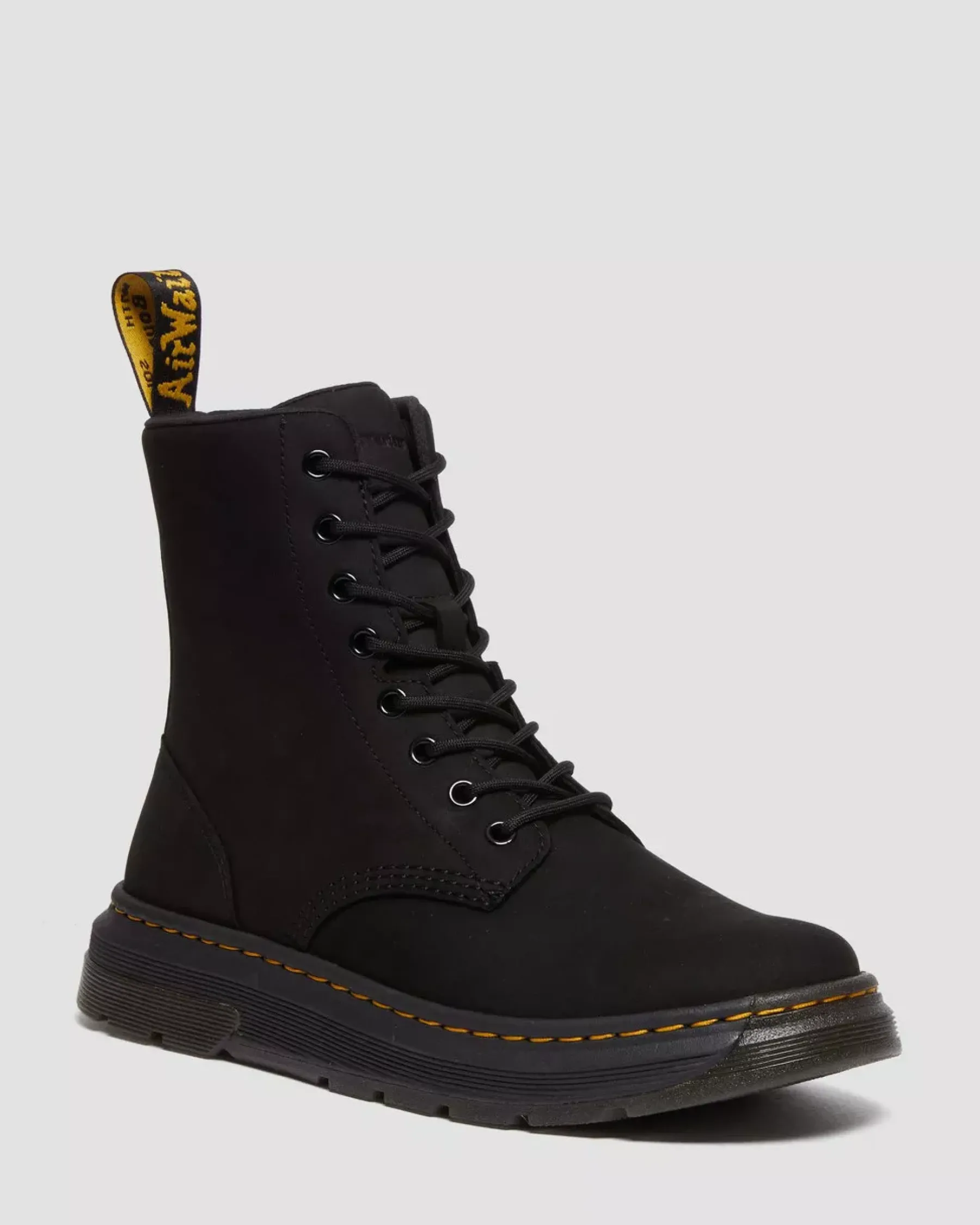 Casual Boots|Ankle Boots>Dr. Martens Crewson Nubuck Leather Everyday Boots Buffbuck