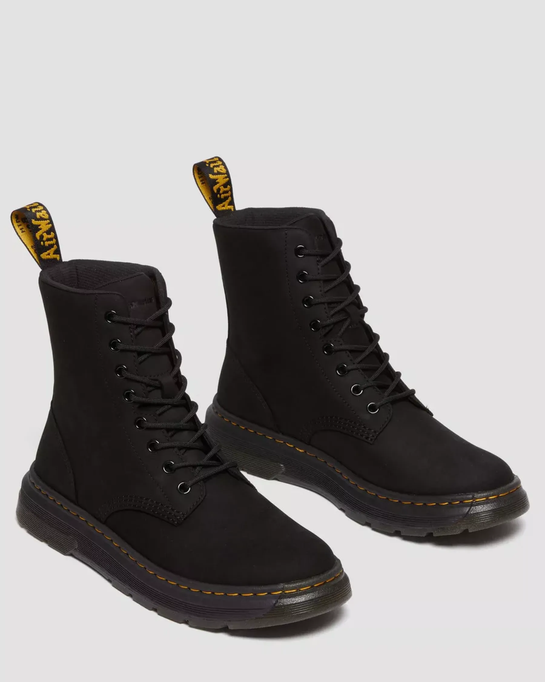 Casual Boots|Ankle Boots>Dr. Martens Crewson Nubuck Leather Everyday Boots Buffbuck