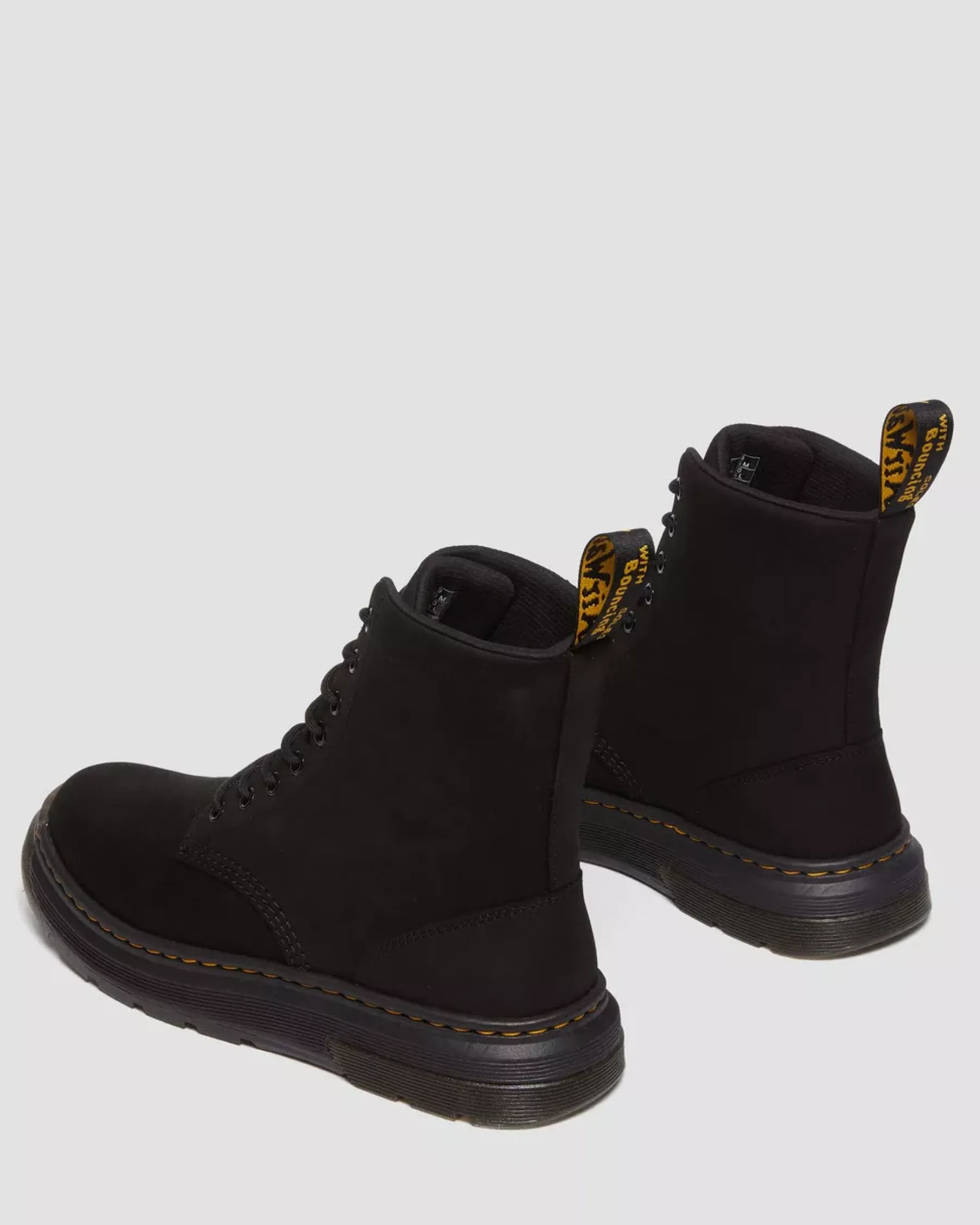 Casual Boots|Ankle Boots>Dr. Martens Crewson Nubuck Leather Everyday Boots Buffbuck