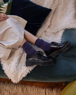 Socks|Accessories>Dr. Martens Double Doc Cotton Blend Socks RICH PURPLE — Cotton Blend
