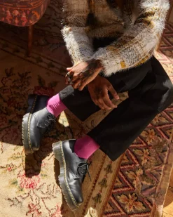 Socks|Accessories>Dr. Martens Double Doc Cotton Blend Socks THRIFT PINK — Cotton Blend