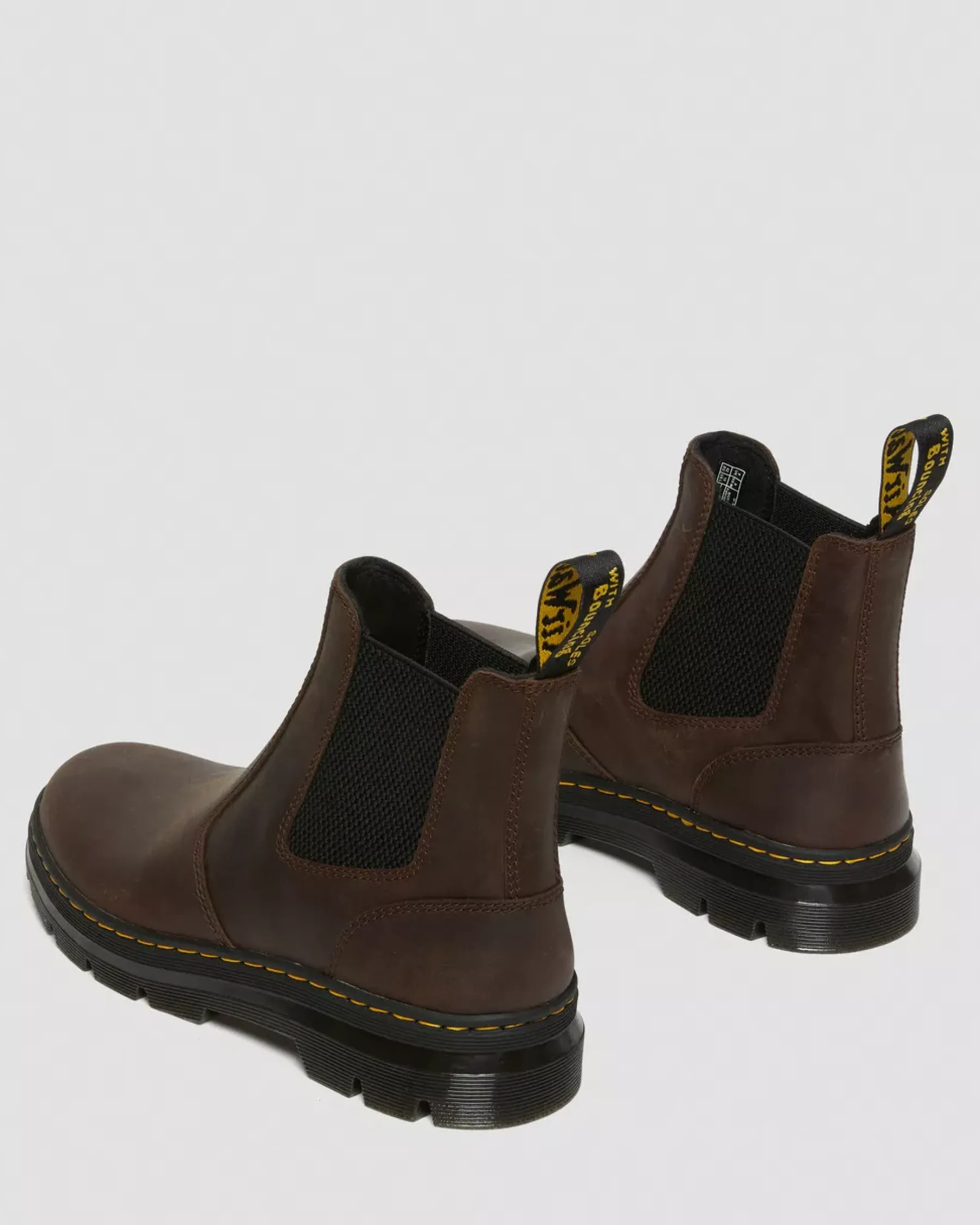 Chelsea Boots|Casual Boots>Dr. Martens Embury Crazy Horse Leather Casual Boots Brown — Crazy Horse
