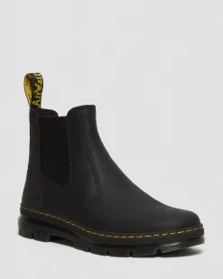 Bestsellers|Chelsea Boots>Dr. Martens Embury Leather Casual Chelsea Boots Black — Wyoming