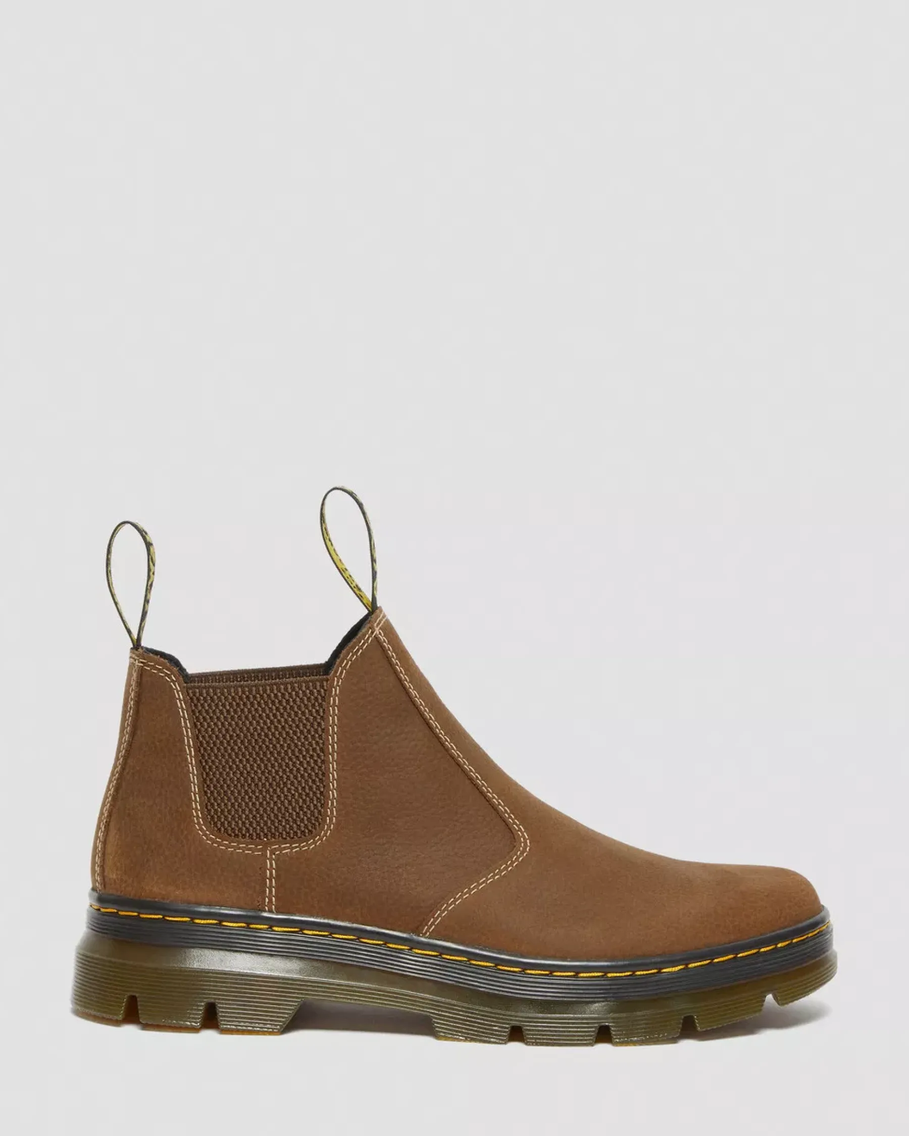 Chelsea Boots|Ankle Boots>Dr. Martens Hardie II Leather Chelsea Work Boots Cream — Pit Quarter