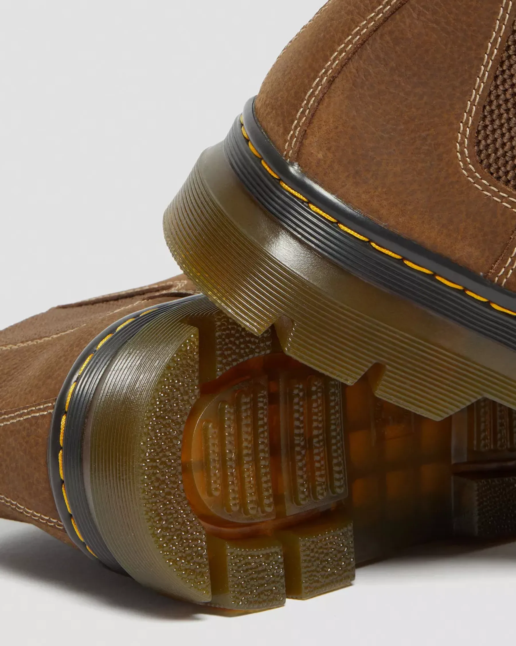 Chelsea Boots|Ankle Boots>Dr. Martens Hardie II Leather Chelsea Work Boots Cream — Pit Quarter