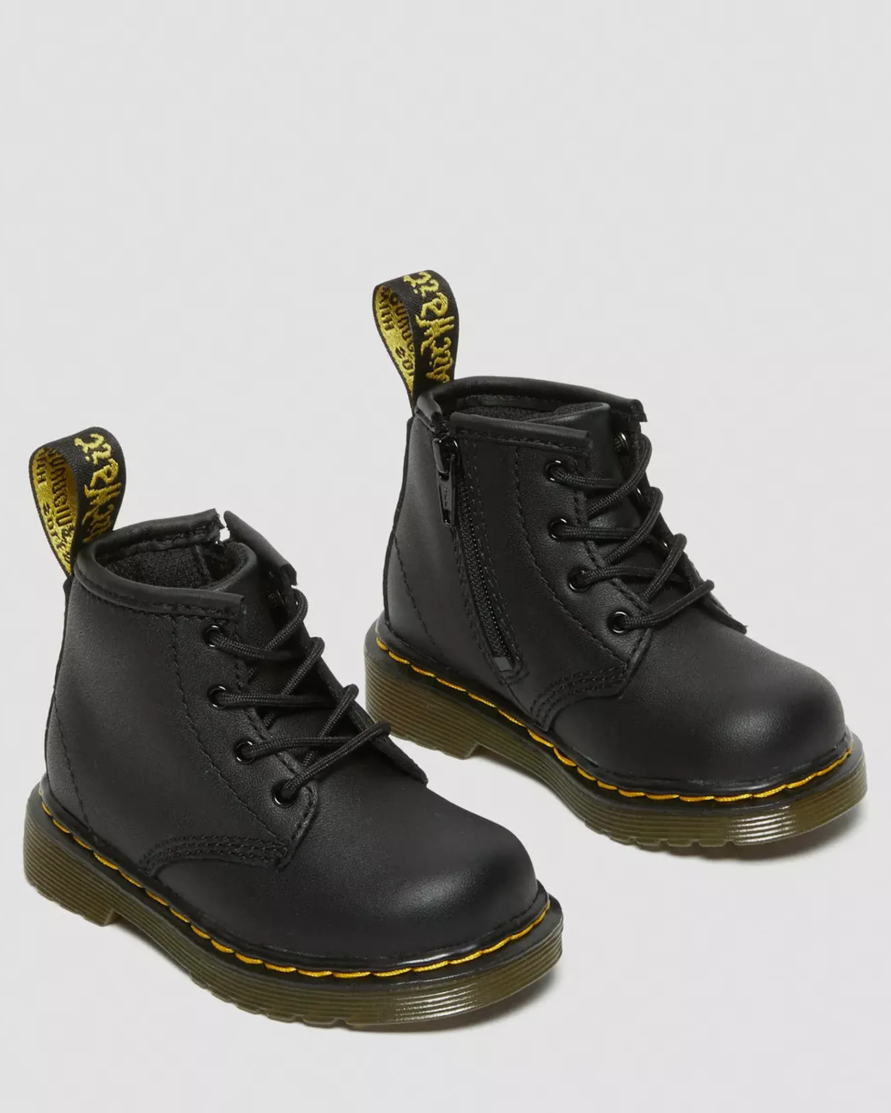 Boots|Infant / 0-1 Years>Dr. Martens Infant 1460 Softy T Leather Lace Up Boots Black — Softy T