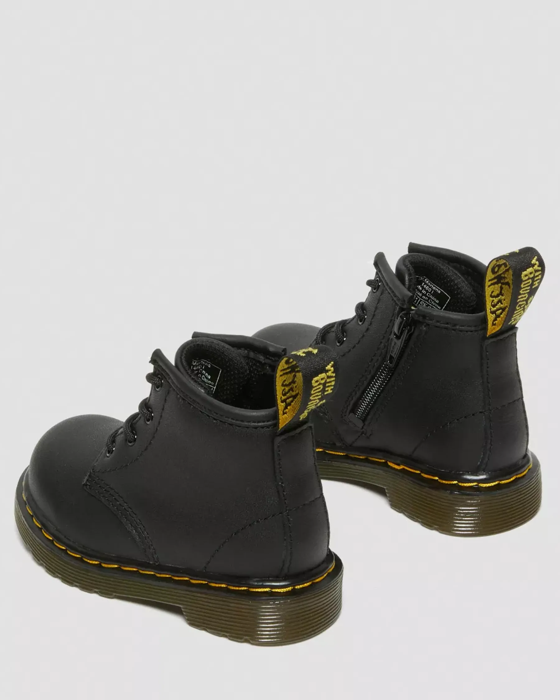 Boots|Infant / 0-1 Years>Dr. Martens Infant 1460 Softy T Leather Lace Up Boots Black — Softy T