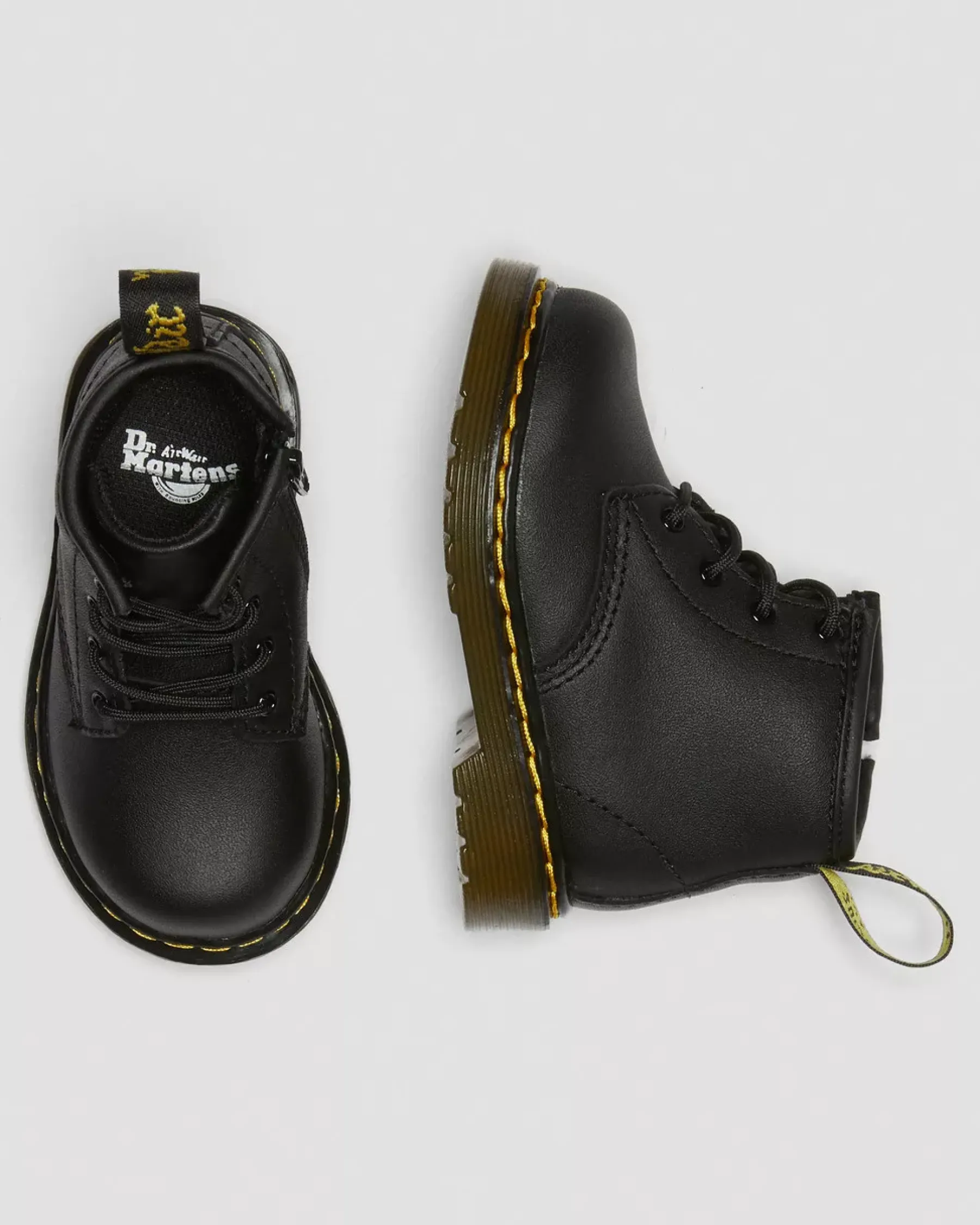 Boots|Infant / 0-1 Years>Dr. Martens Infant 1460 Softy T Leather Lace Up Boots Black — Softy T