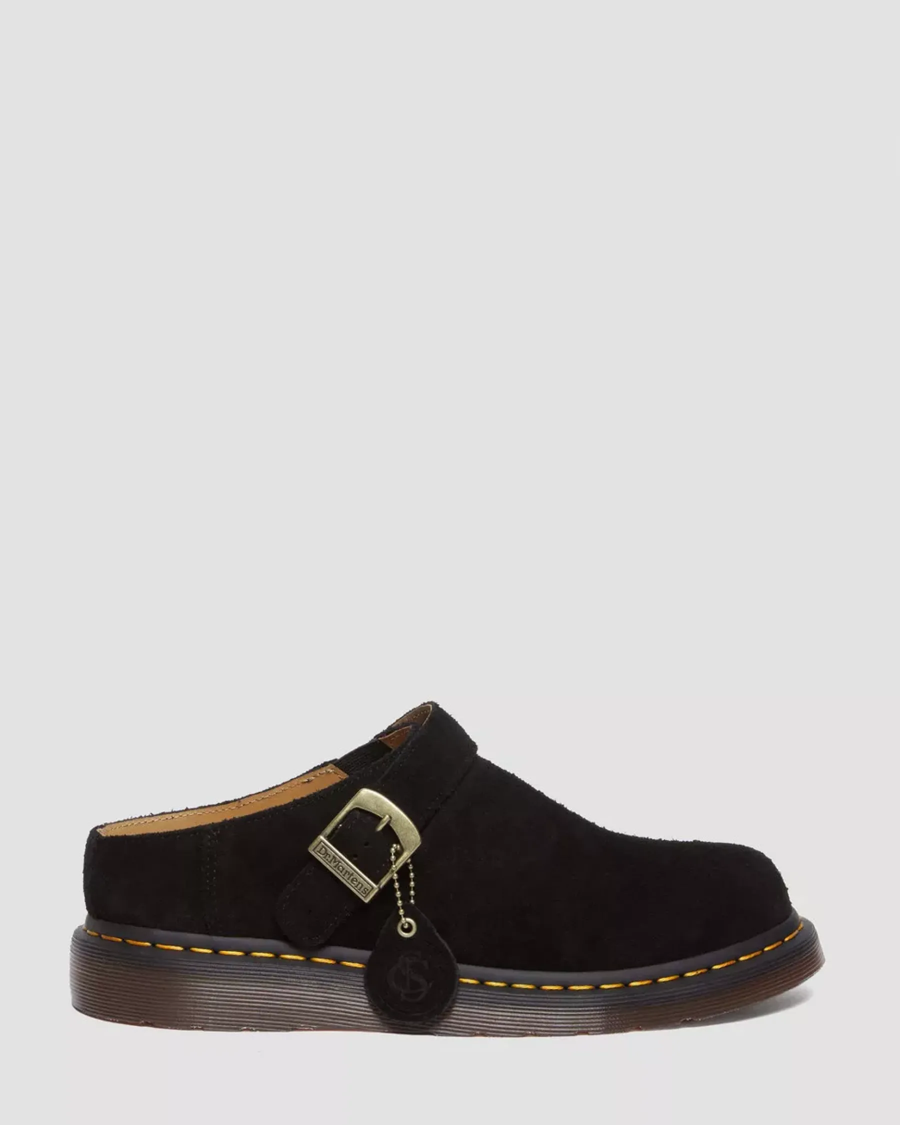 Mules & Slides|Sandals>Dr. Martens Isham Desert Oasis Suede Mules Black — Desert Oasis Suede