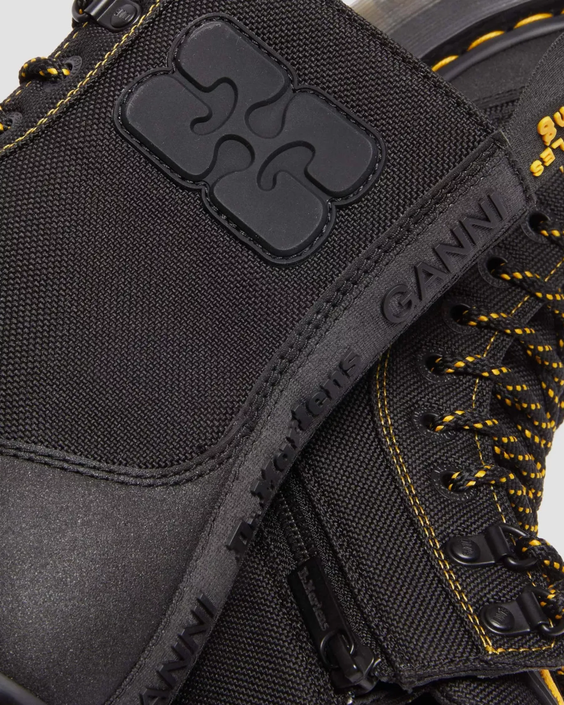 Boots|Collaborations>Dr. Martens Jadon Boot Ganni Extra Tough Platforms Black