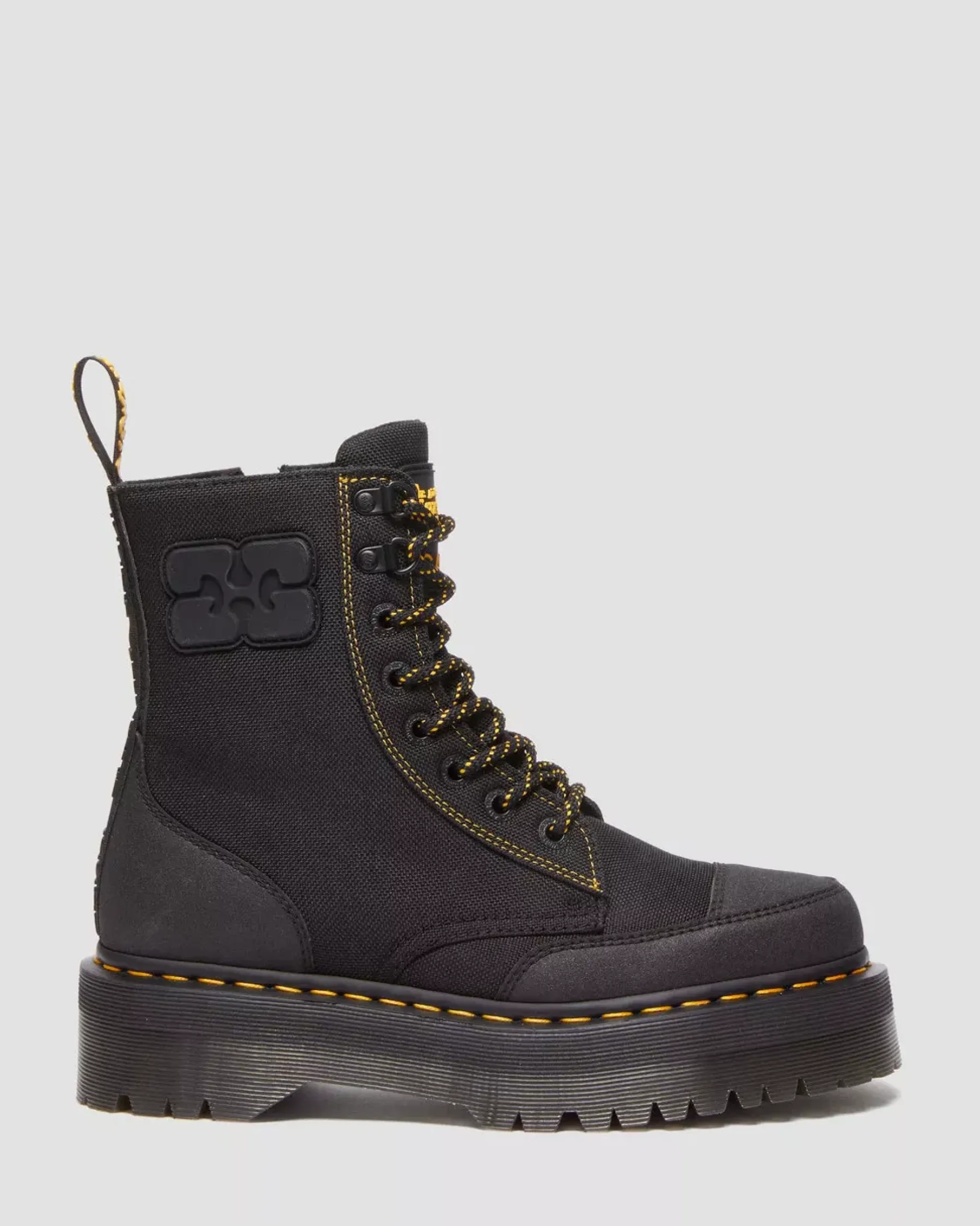Boots|Collaborations>Dr. Martens Jadon Boot Ganni Extra Tough Platforms Black