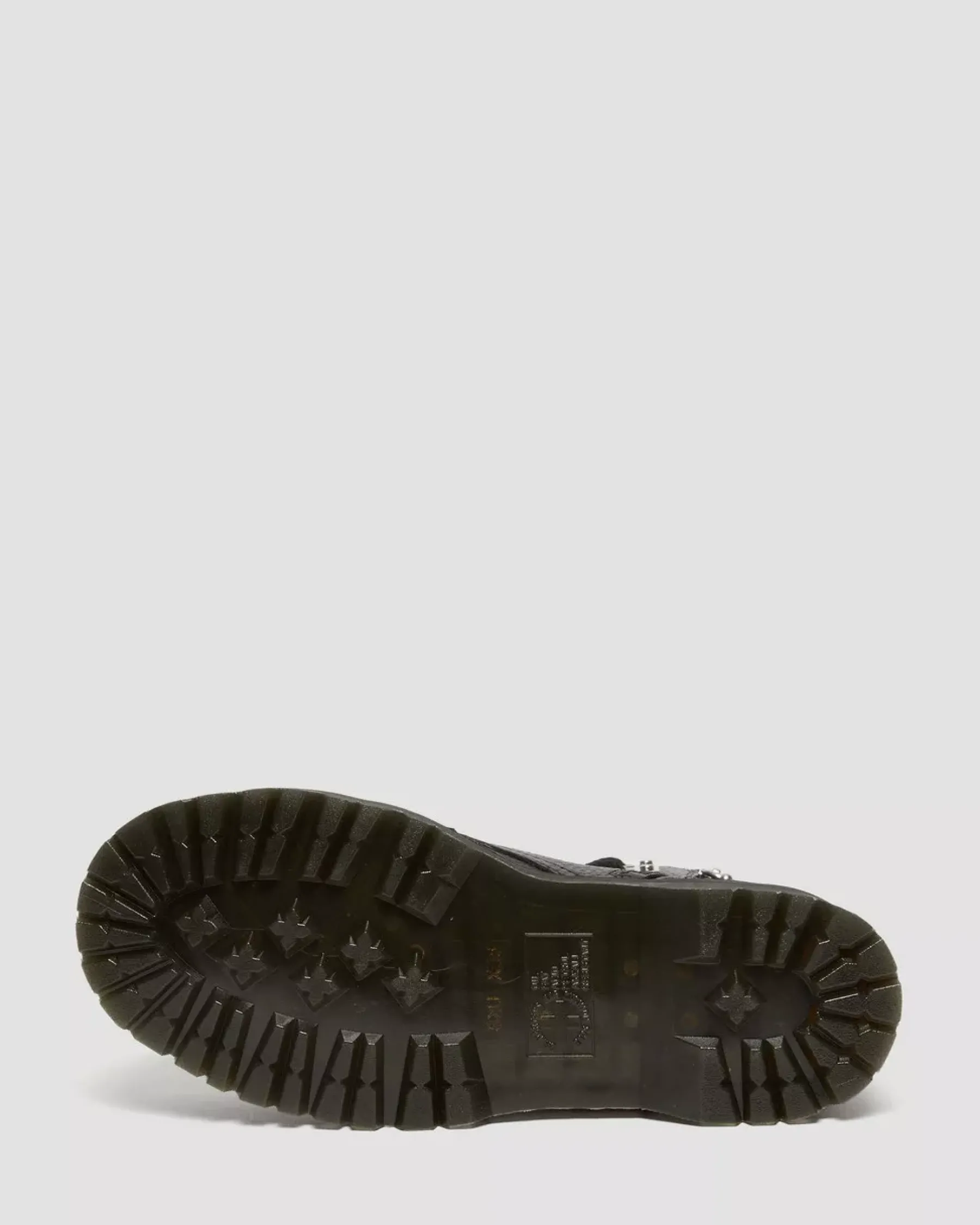 Ankle Boots|Platforms>Dr. Martens Jadon Boot Piercing Milled Nappa Leather Platforms Black — Milled Nappa