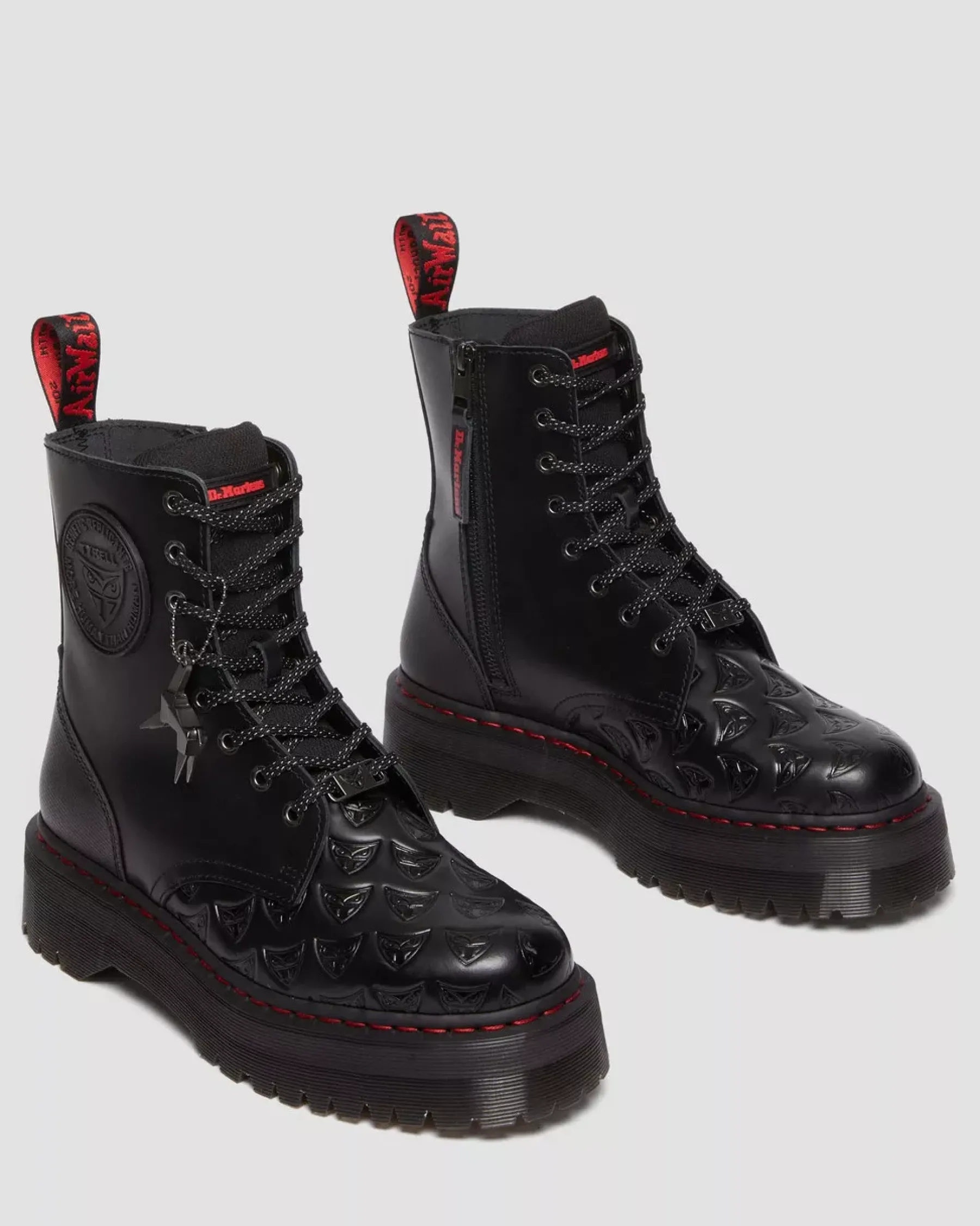 Platform Boots|Ankle Boots>Dr. Martens Jadon Boot WB Blade Runner Leather Platforms Black