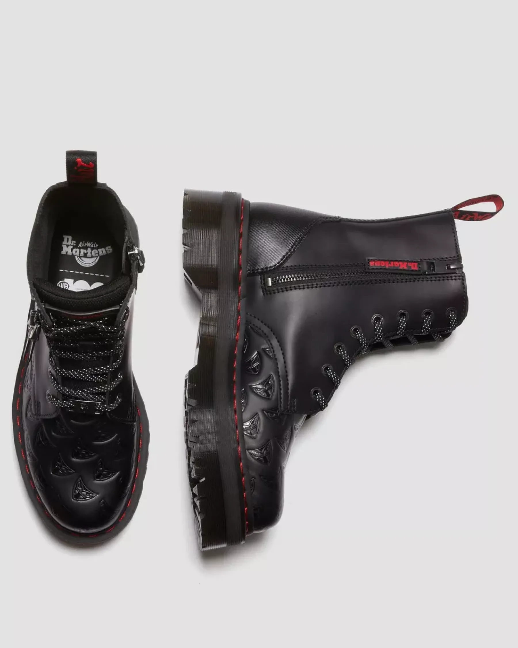 Platform Boots|Ankle Boots>Dr. Martens Jadon Boot WB Blade Runner Leather Platforms Black