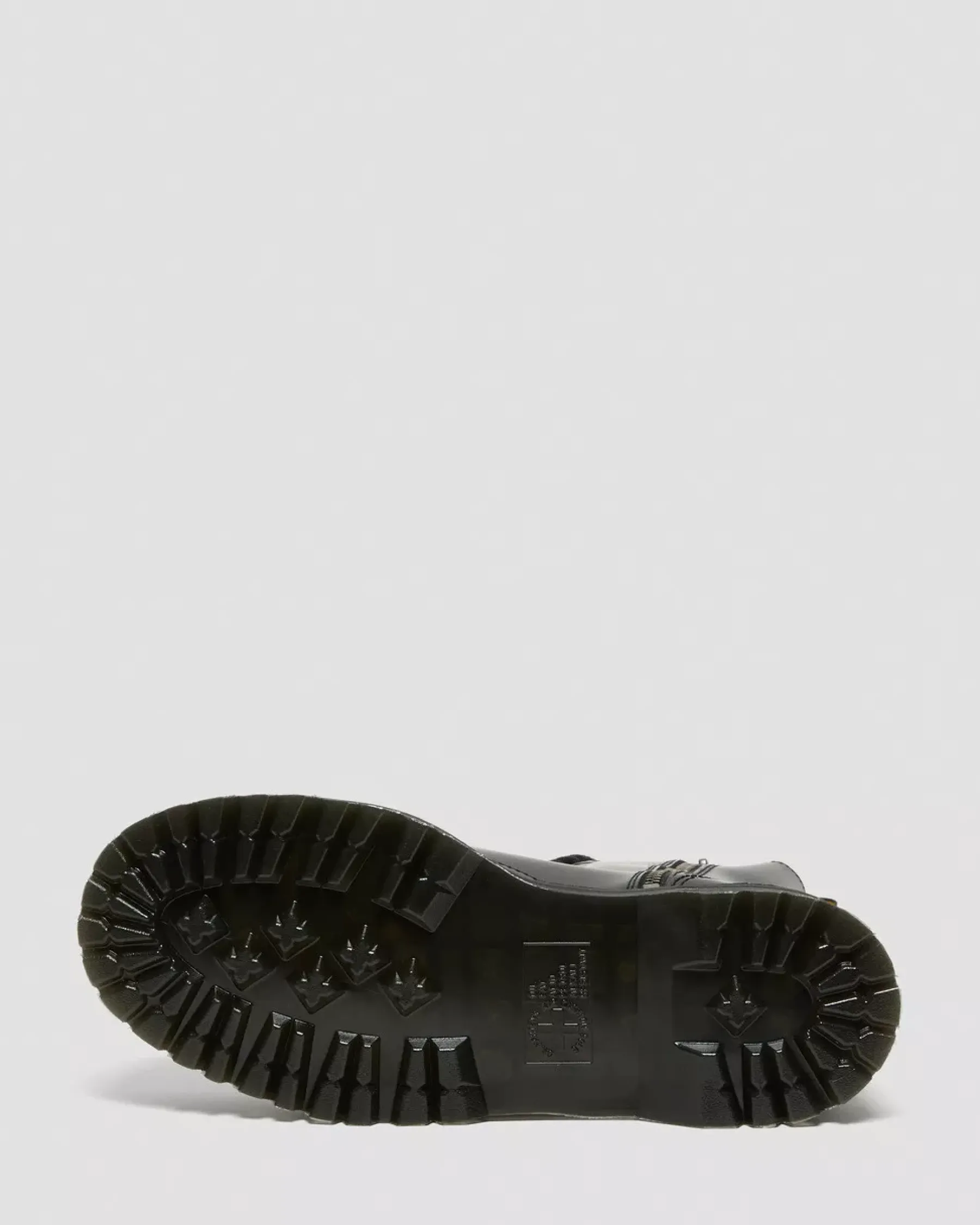 Sale|Platforms>Dr. Martens Jadon Hi Boot Smooth Leather Platforms Black — Polished Smooth
