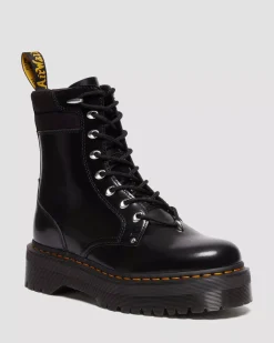 Sale|Platform Boots>Dr. Martens Jadon II Boot Hardware Buttero Leather Platforms Black — Buttero