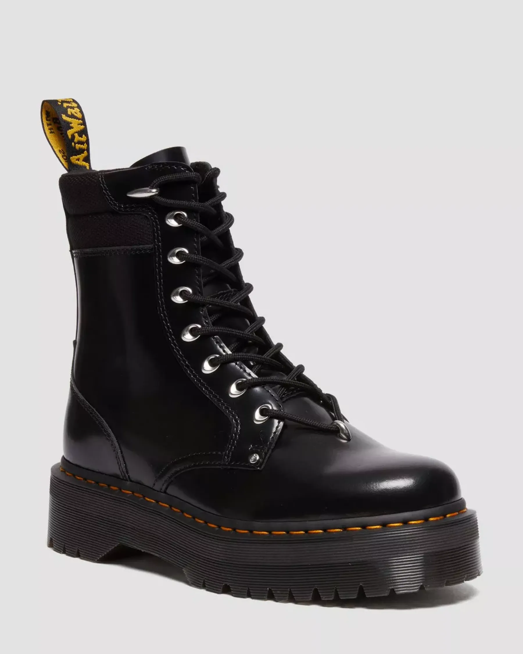 Sale|Platform Boots>Dr. Martens Jadon II Boot Hardware Buttero Leather Platforms Black — Buttero