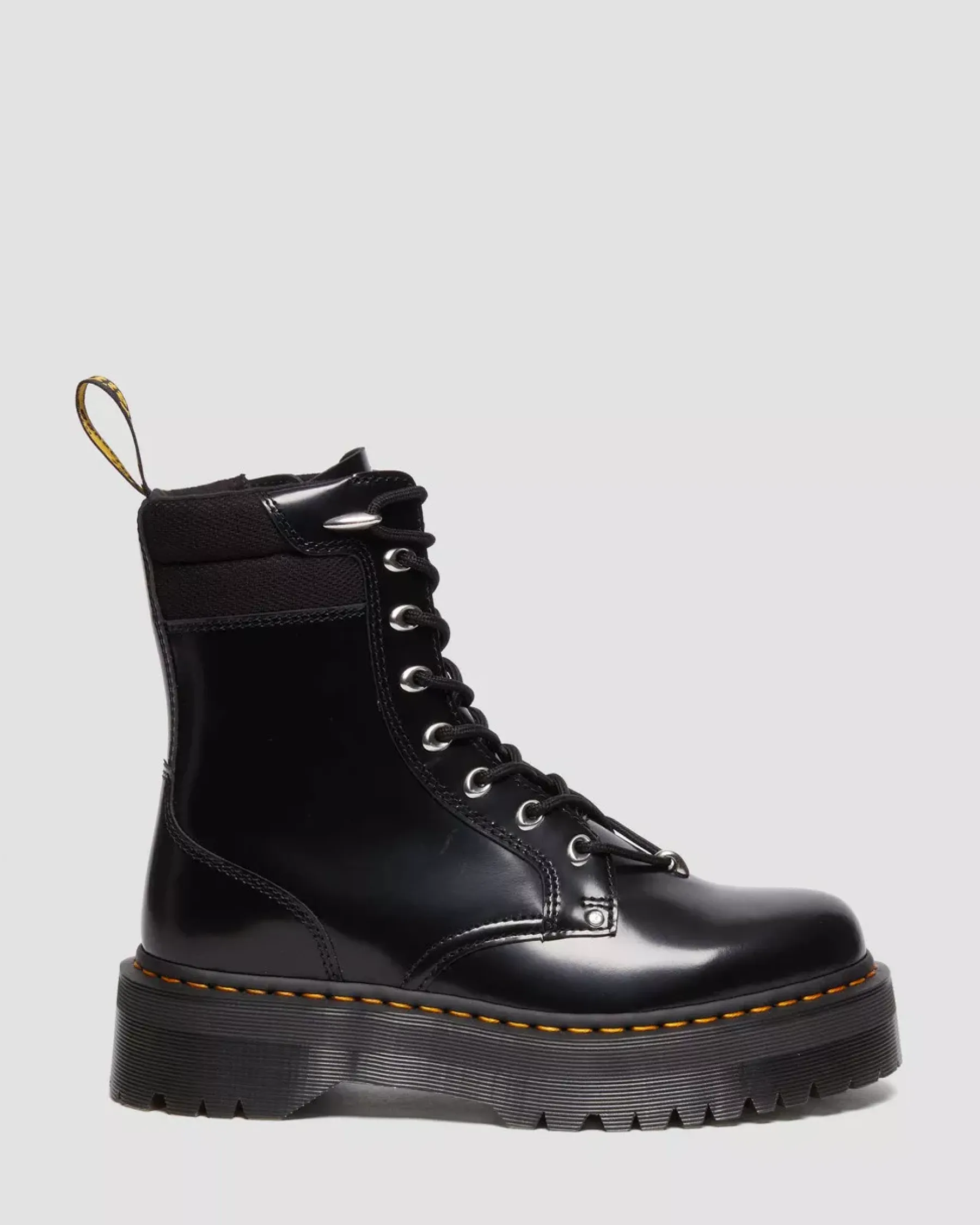 Sale|Platform Boots>Dr. Martens Jadon II Boot Hardware Buttero Leather Platforms Black — Buttero