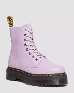 Sale|Platform Boots>Dr. Martens Jadon III Boot Pisa Leather Platforms Lilac — Pisa