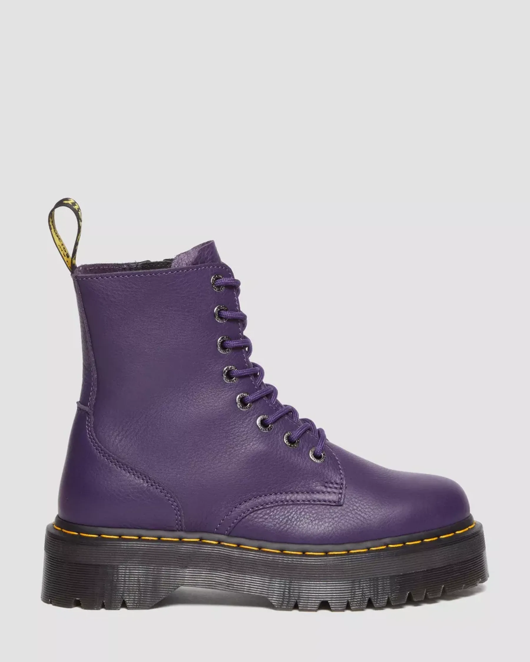 Sale|Platform Boots>Dr. Martens Jadon III Boot Pisa Leather Platforms RICH PURPLE — Pisa