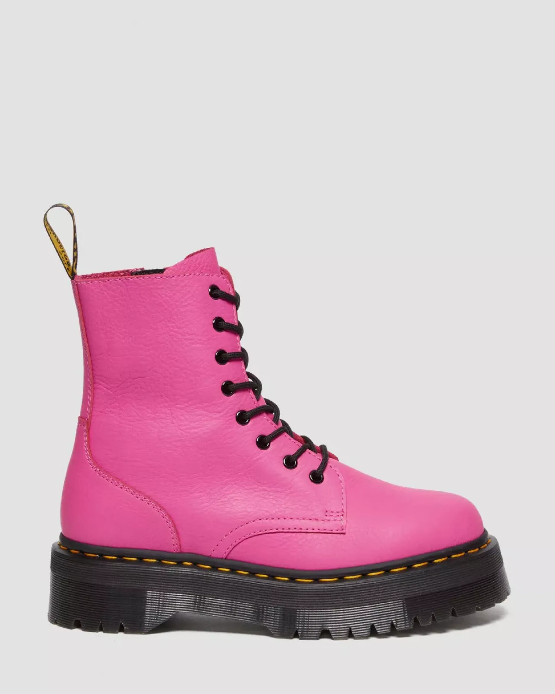 Platform Boots|Ankle Boots>Dr. Martens Jadon III Boot Pisa Leather Platforms THRIFT PINK — Pisa
