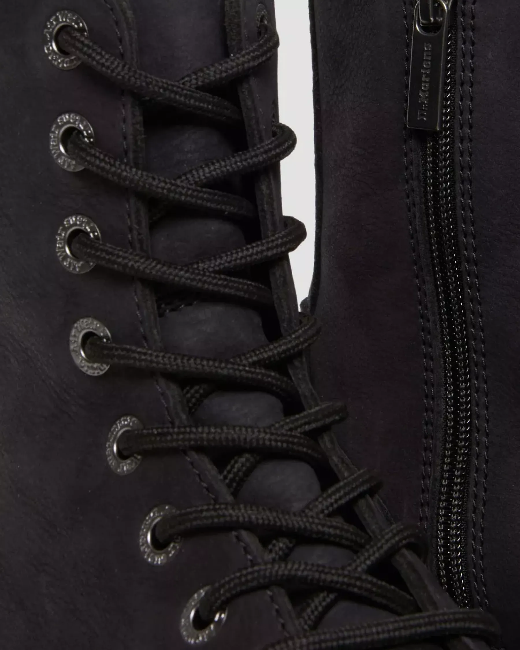 Platform Boots|Ankle Boots>Dr. Martens Jadon III Boot Tumbled Nubuck Platforms Charcoal Grey — Tumbled Nubuck