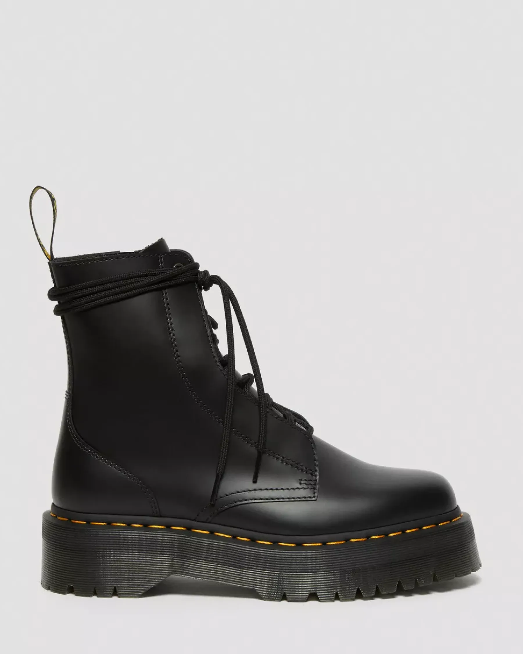 Sale|Platform Boots>Dr. Martens Jarrick Smooth Leather Platform Boots Black — Smooth Leather
